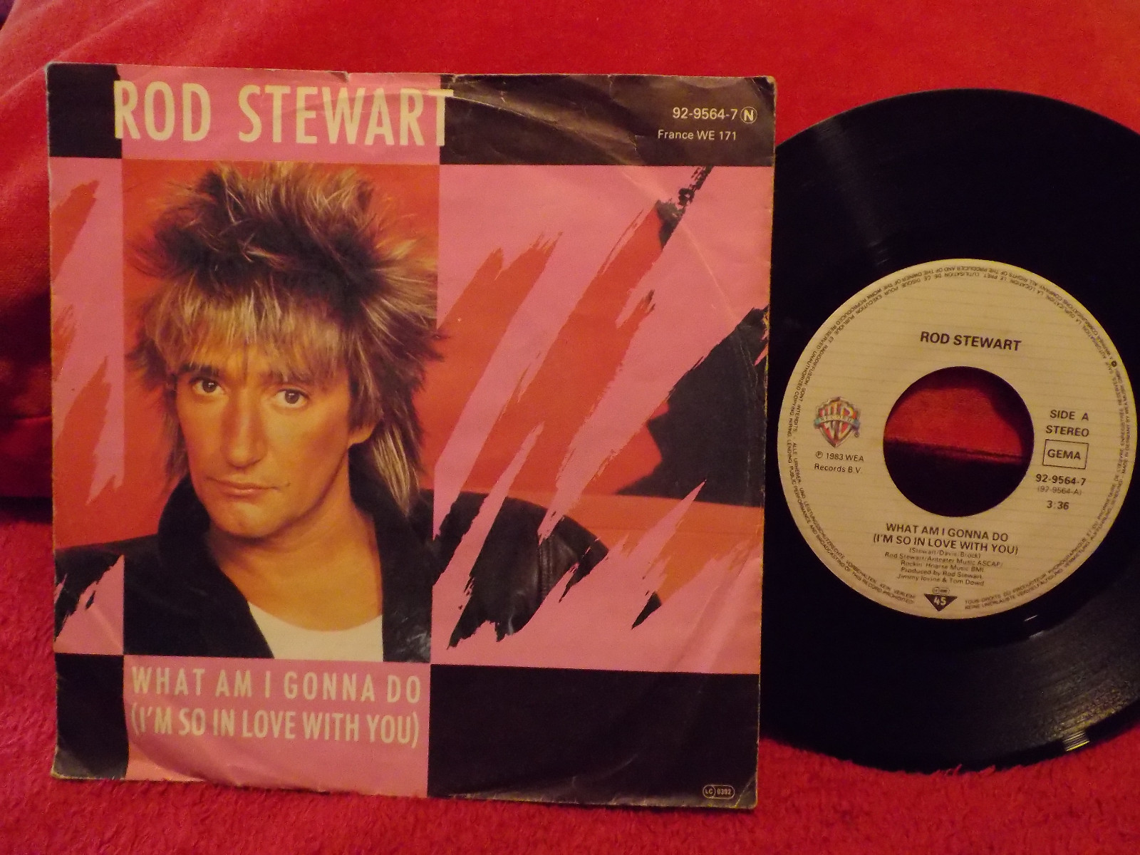 Rod Stewart – What am I gonna do / Dancin´ alone | WEA Records, 7″-Single (1983)
