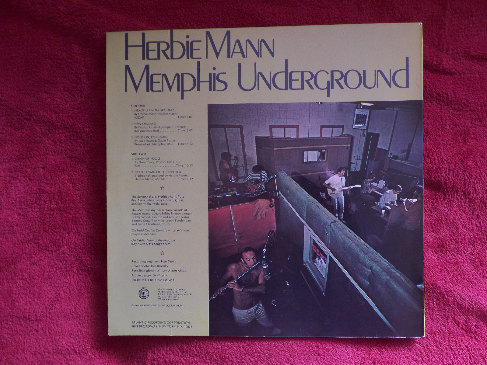 Herbie Mann – Memphis Underground | LP, Atlantic SD 1522 (1969), Bild 2