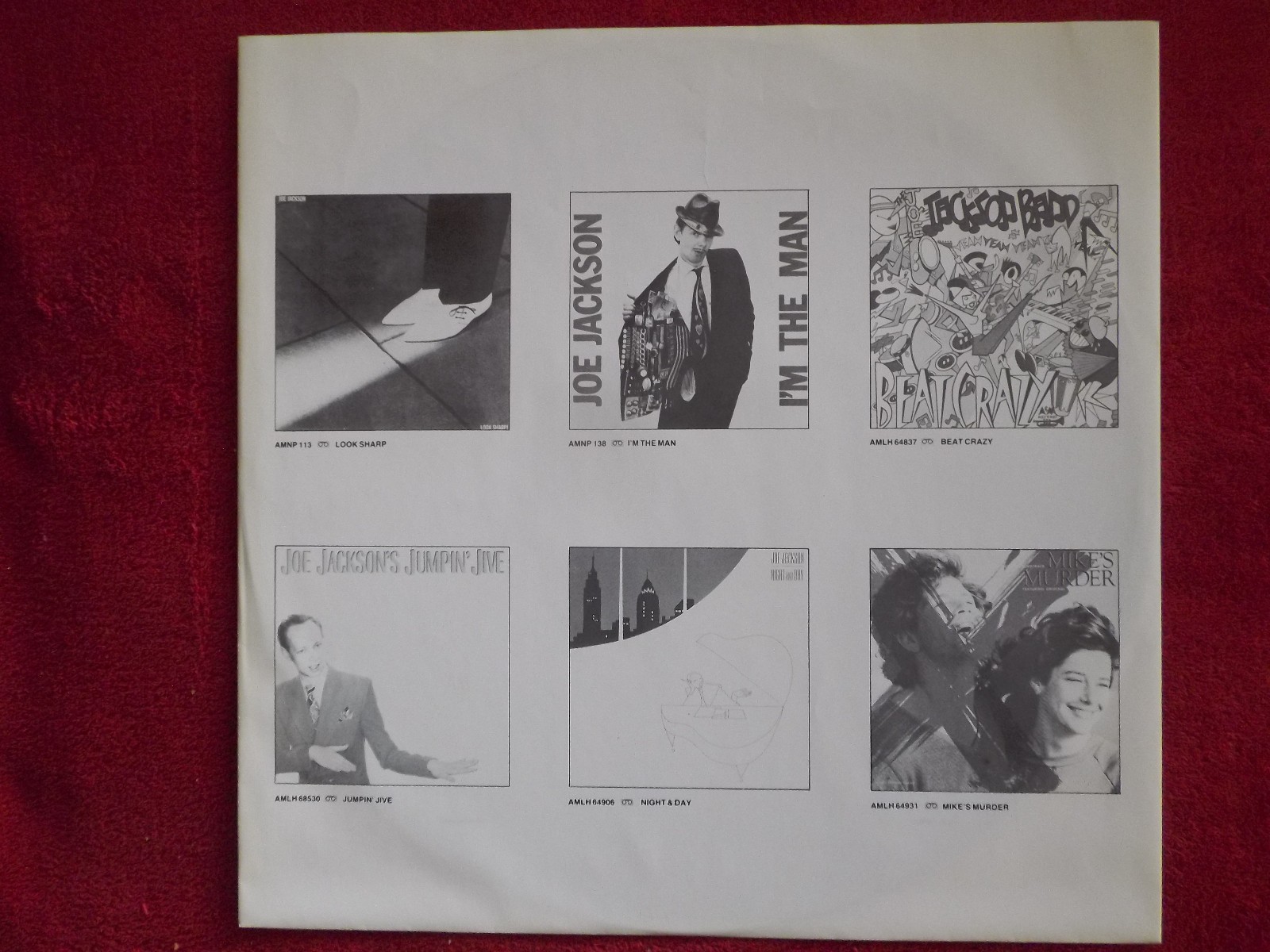 Joe Jackson – Body and Soul (LP, Niederlande, 1984), Bild 3