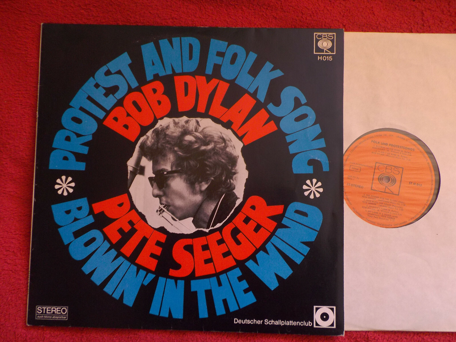 Bob Dylan & Pete Seeger – Protest and Folk songs | CBS Records LP