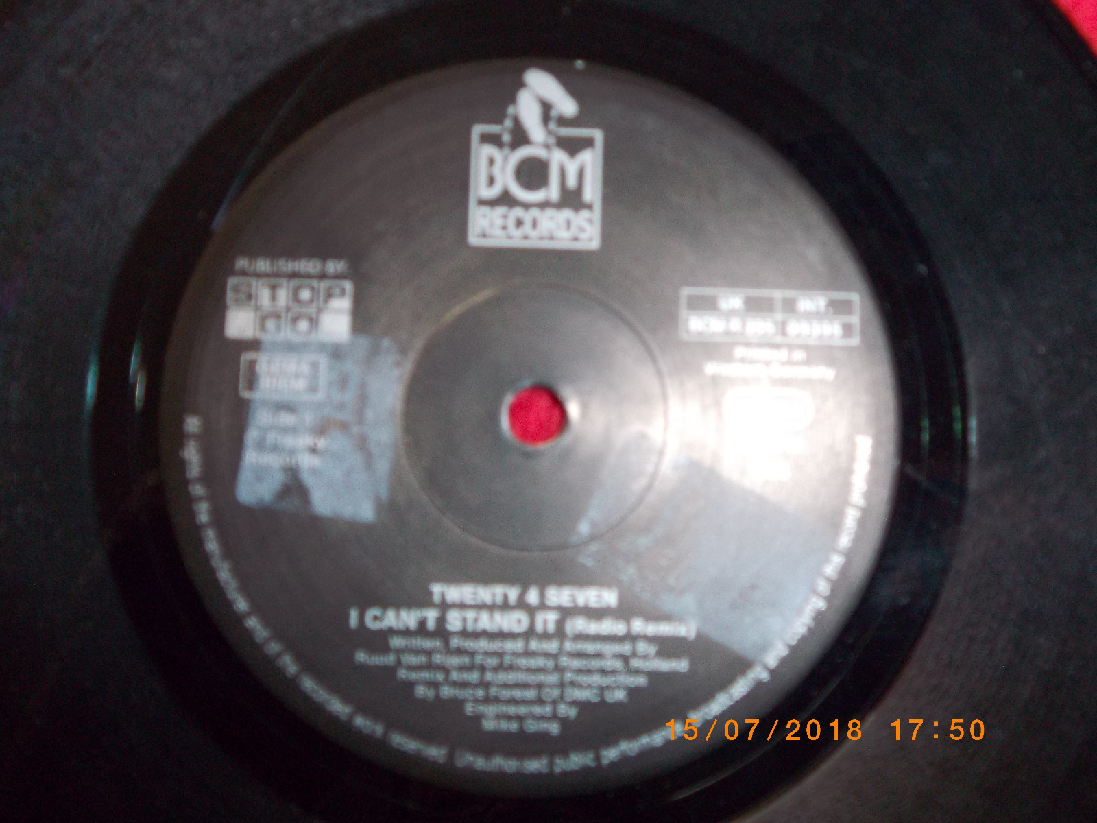 Twenty 4 Seven – I can´t stand it / 2 Versionen – BCM 09395