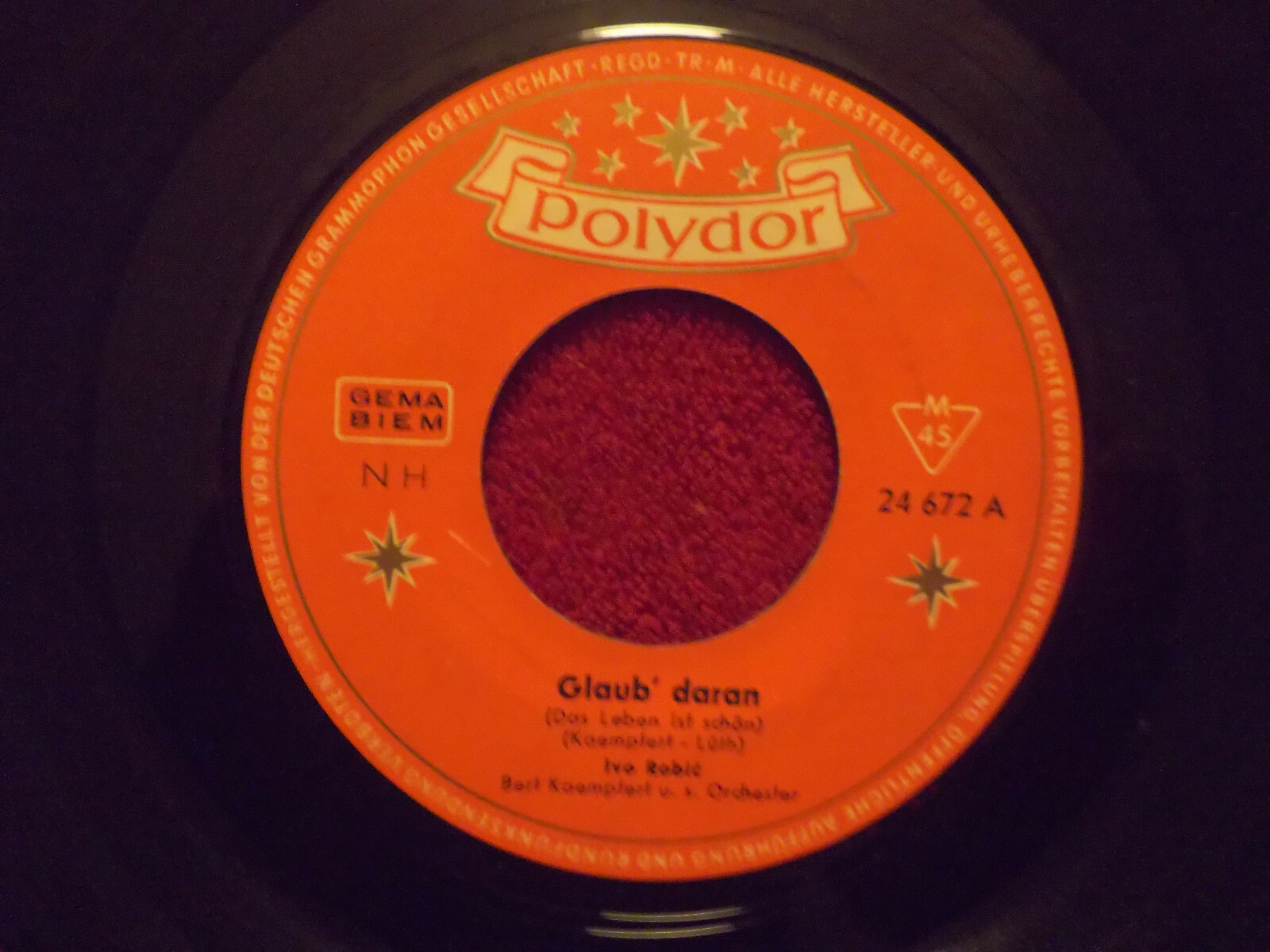 Ivo Robic – Glaub´ daran / Jezebel | Polydor 24 672, Single