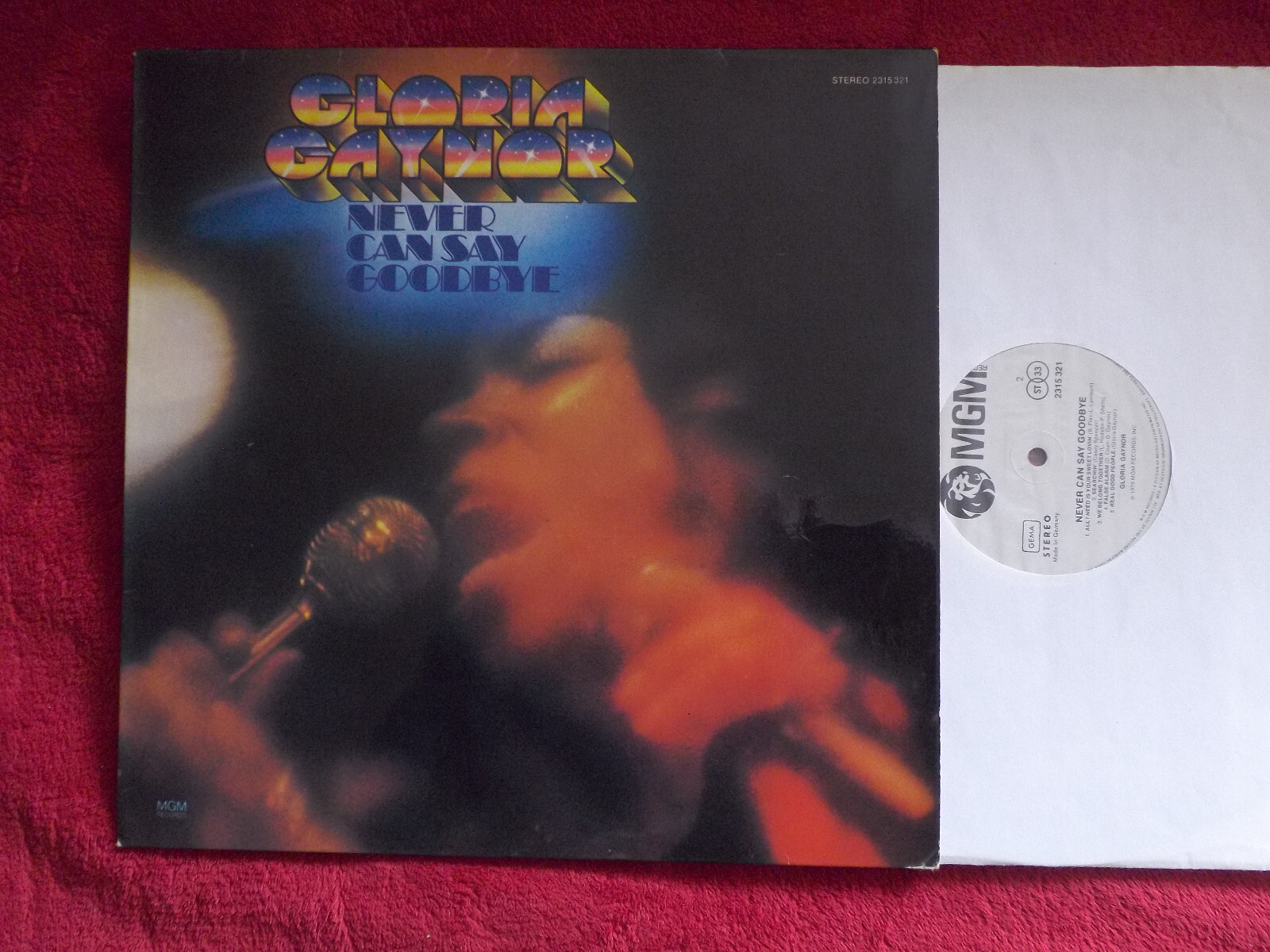 Gloria Gaynor – Never Can Say Goodbye | MGM LP, Promo, 1975
