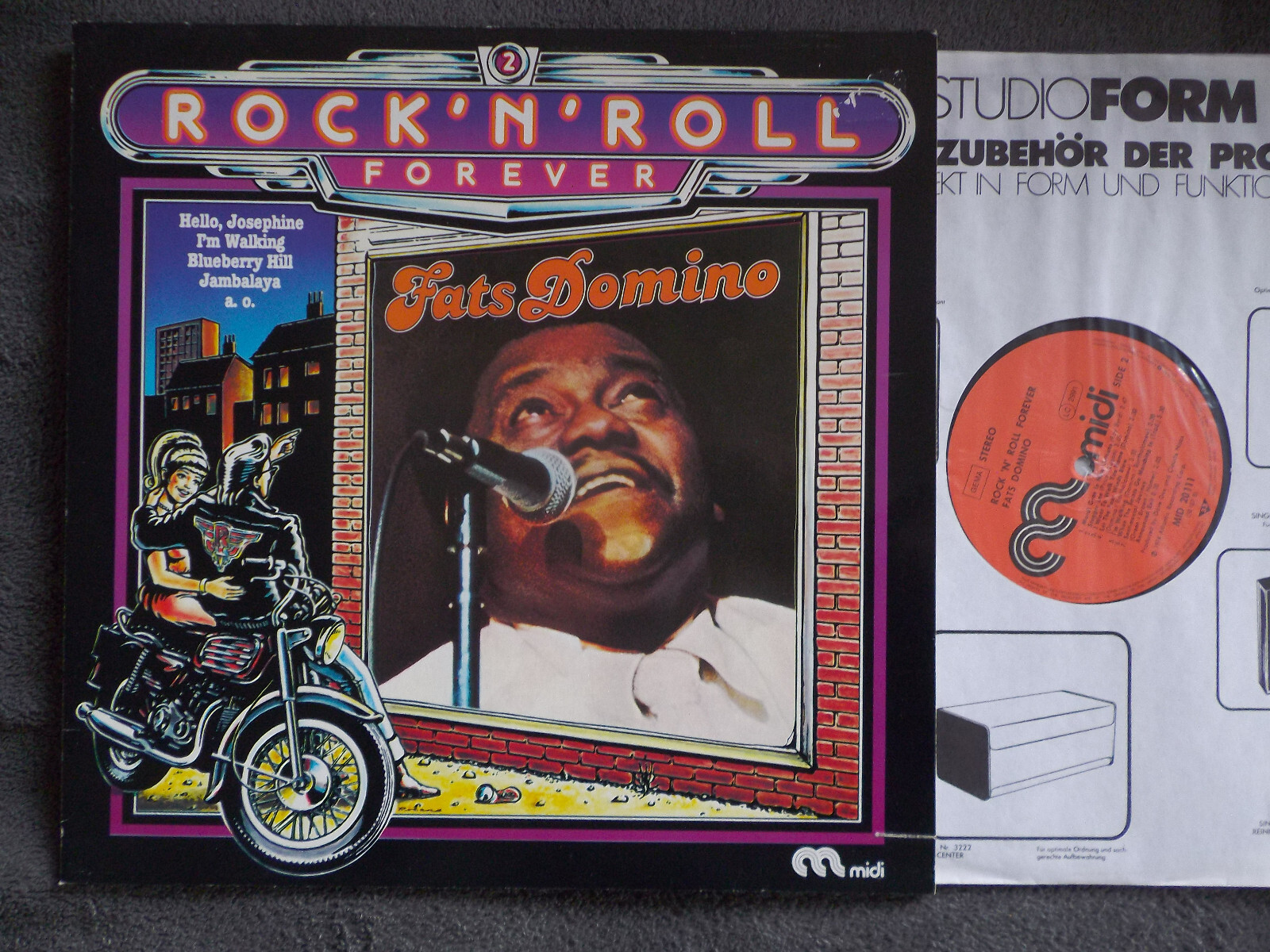 Fats Domino – Rock´n´Roll forever (Midi Records, MID 20 111, 1977)