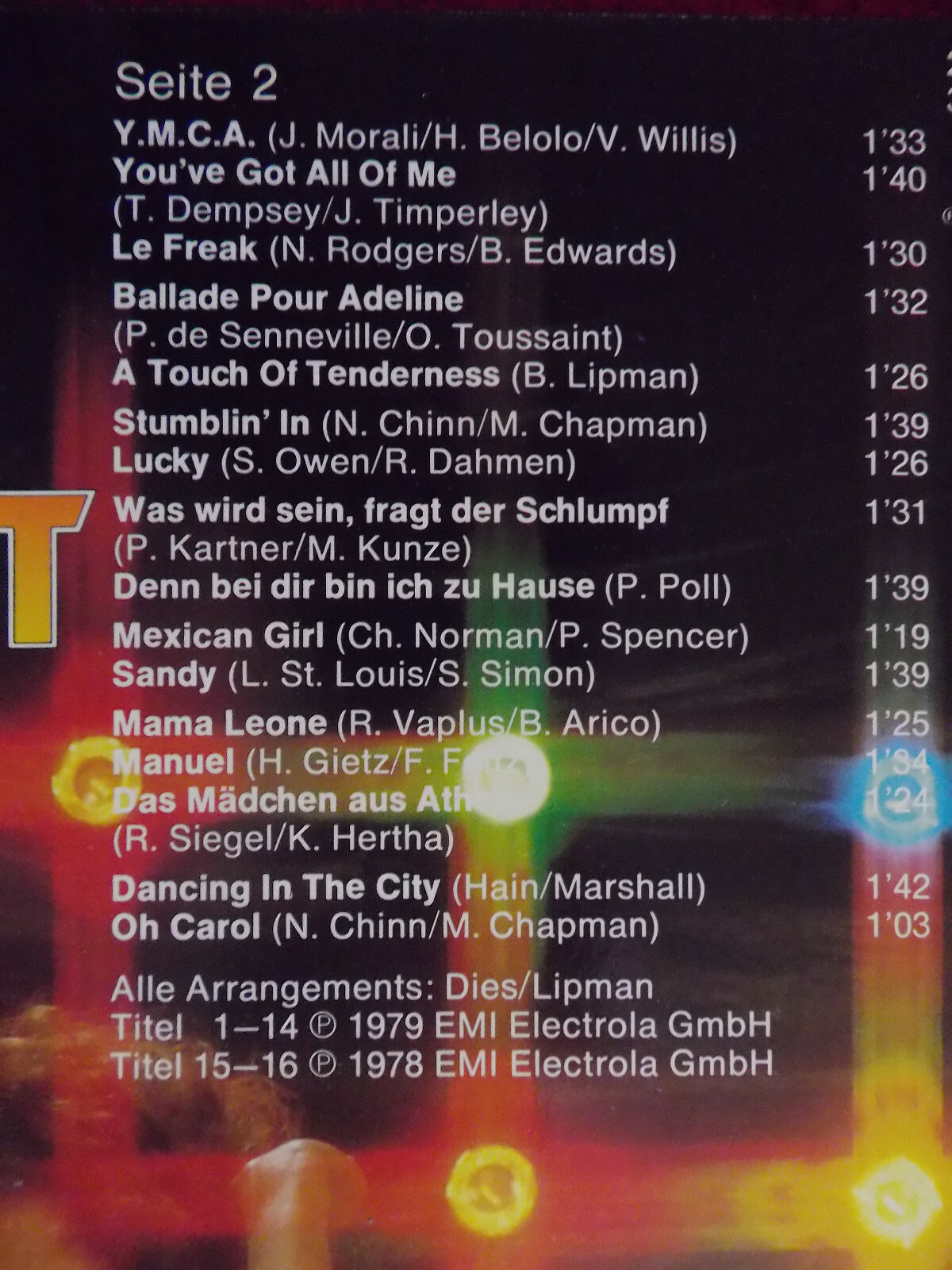 Franz Lambert – Pop-Orgel-Hitparade 4 (LP, 1979), Bild 4