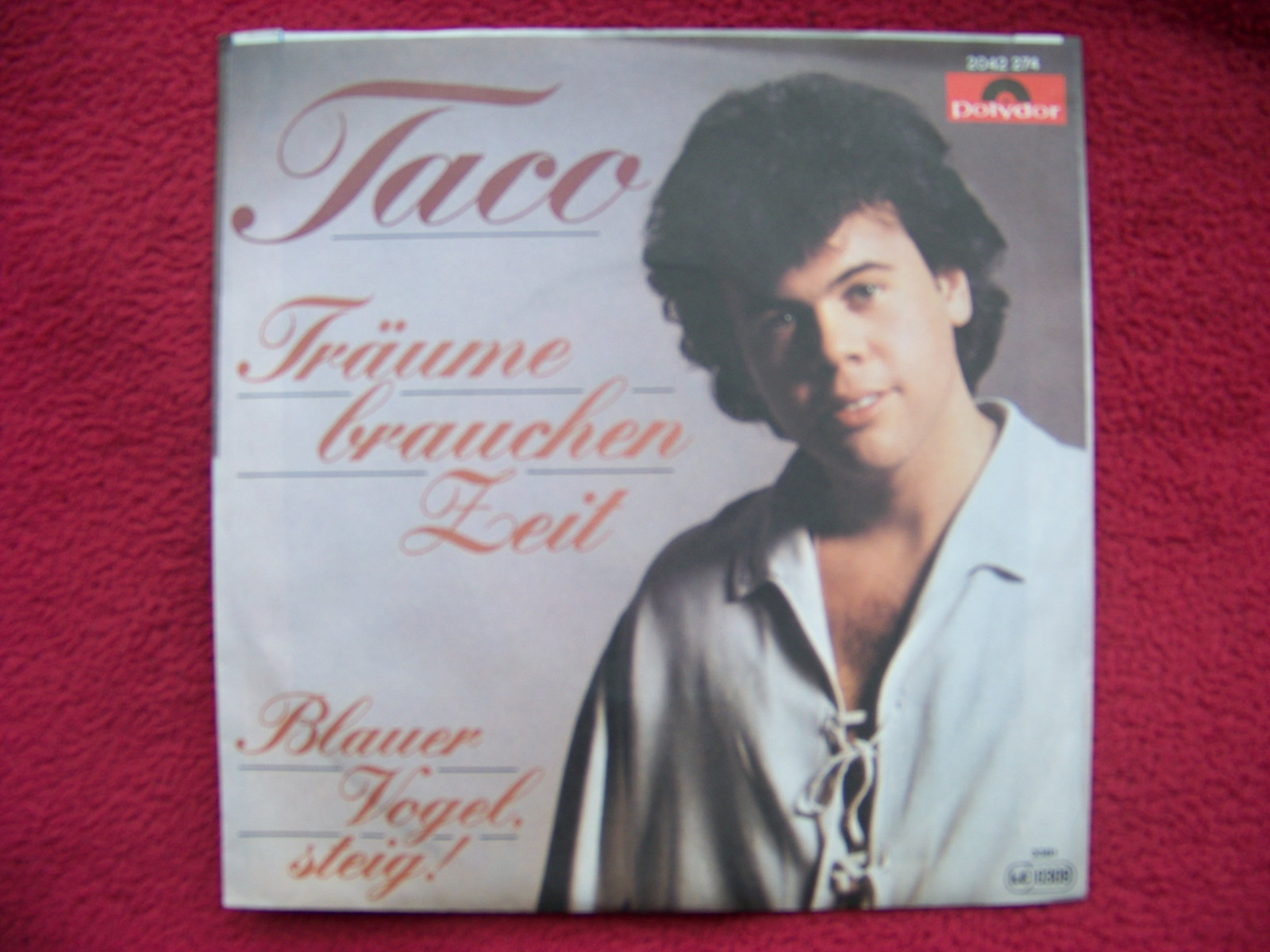 Taco – Träume brauchen Zeit / Blauer Vogel, steig! | Polydor 45er-Single, 1981, Bild 2