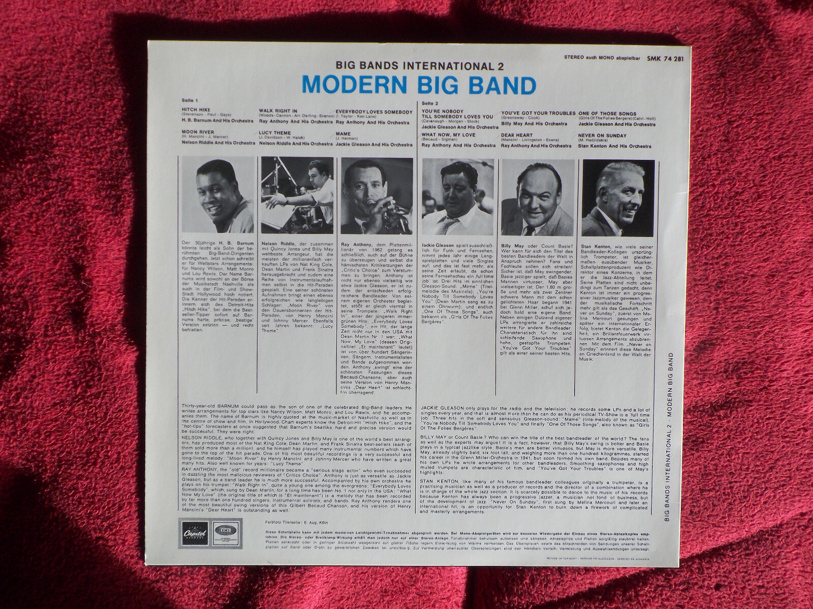 Various – Big Band International 2 / Modern Big Band (Capitol Records, SMK 74 281), Bild 3