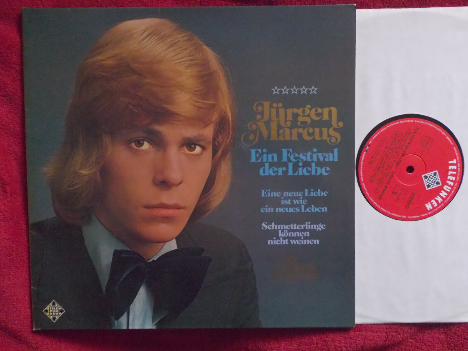 Jürgen Marcus – Ein Festival der Liebe | Telefunken LP mit Poster (1973)