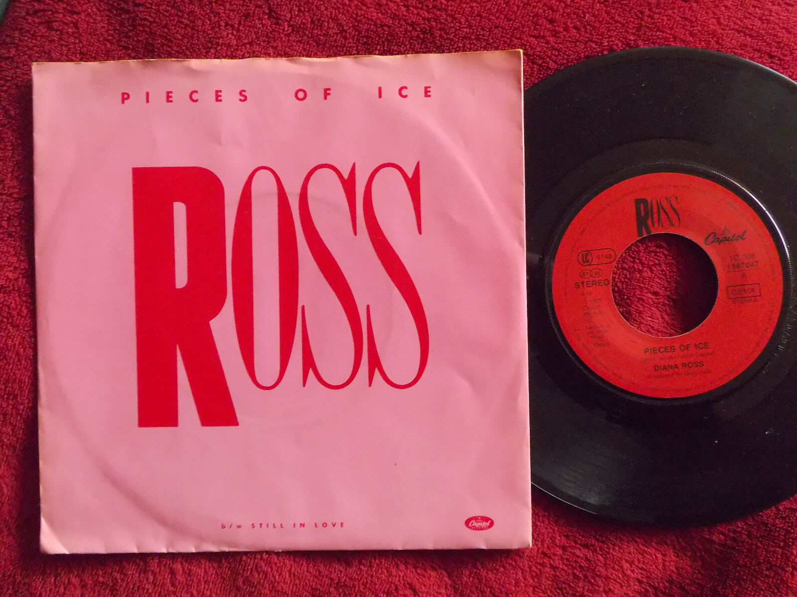 Diana Ross – Pieces of Ice / Still in Love (7″-Single, 1983)