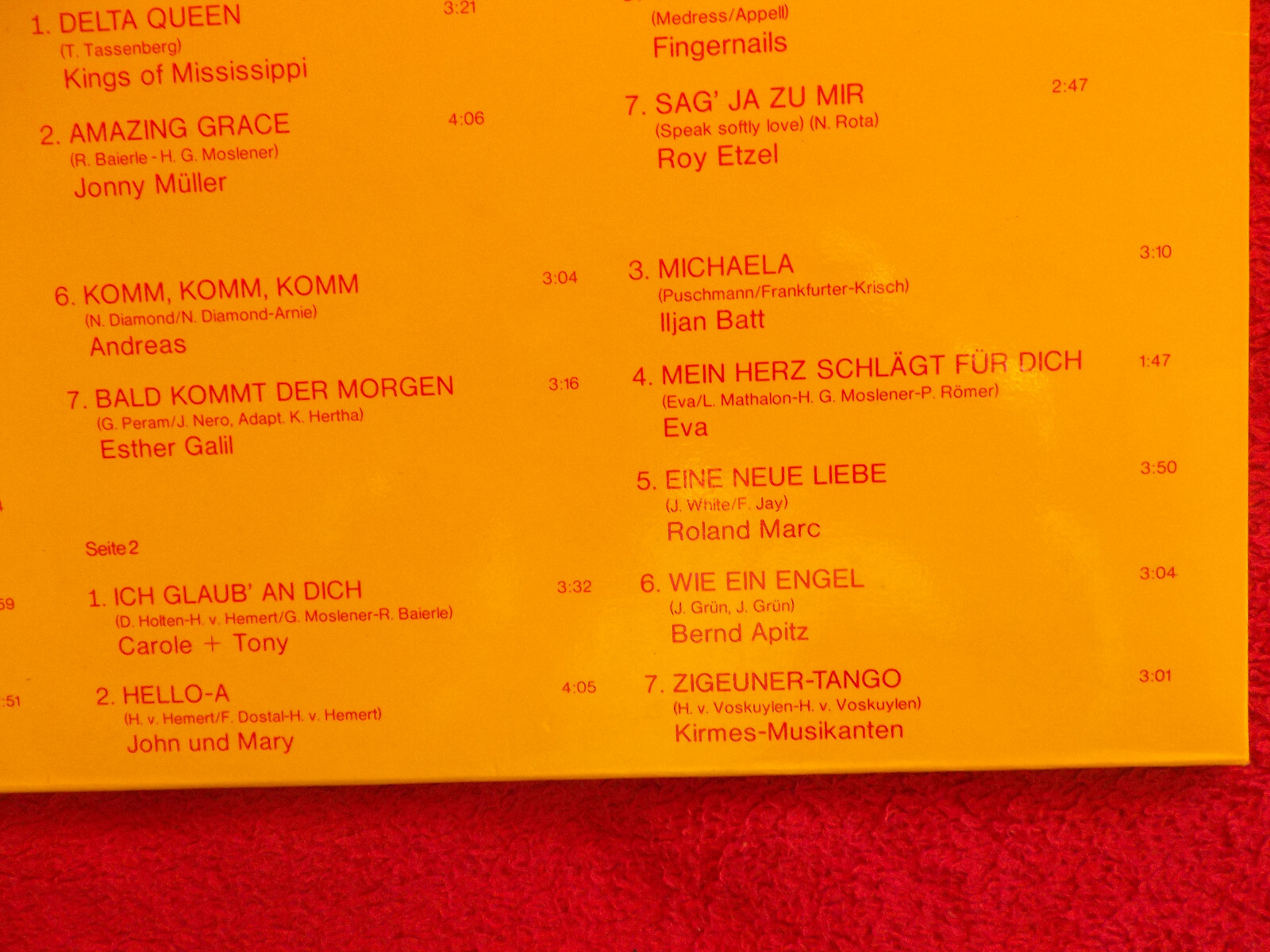 Various – 28 Hits des Jahres ´72 (Doppel-LP), Bild 8