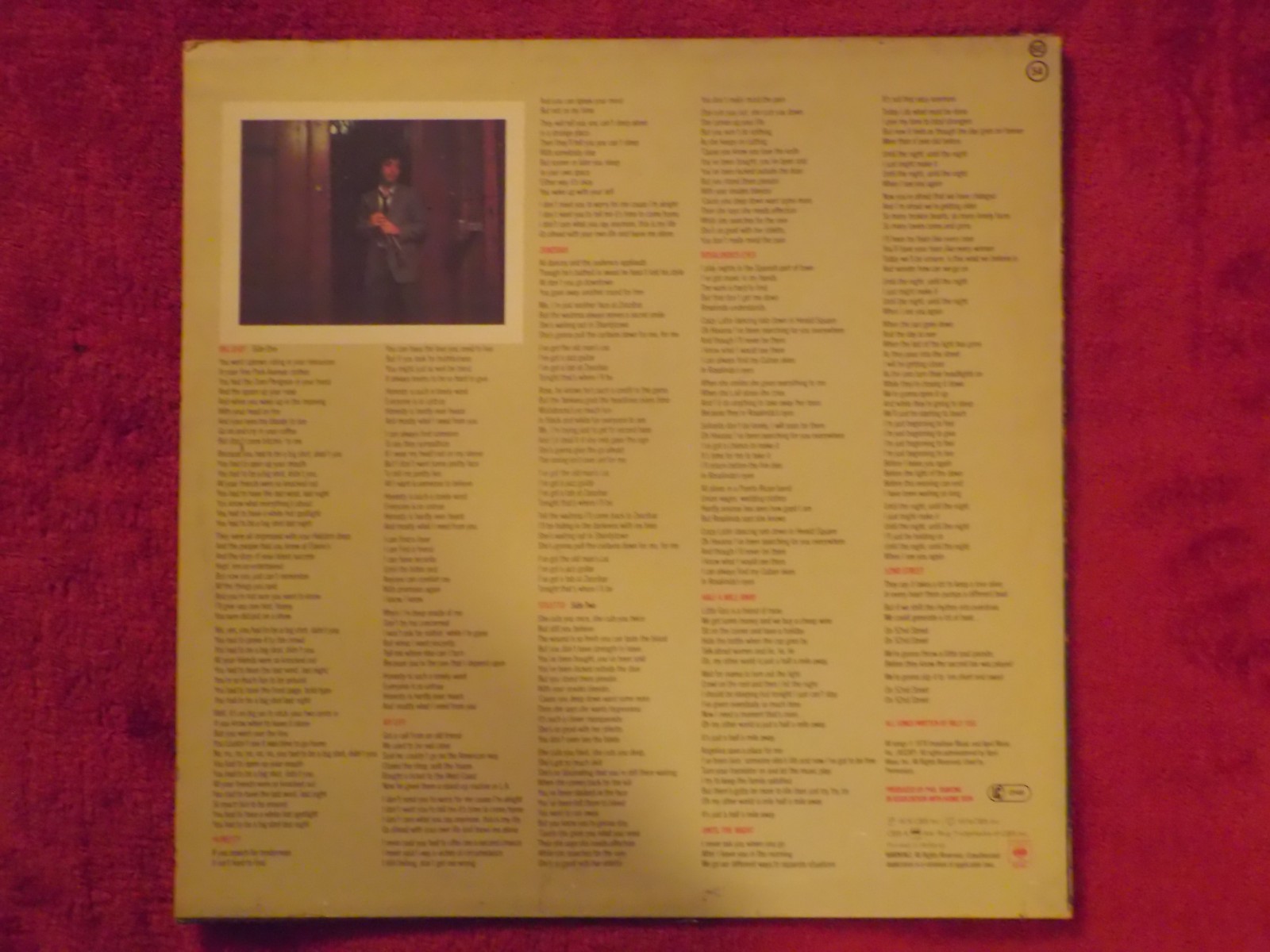 Billy Joel – 52nd Street – Epic Records EPC 460948 1, LP, Bild 6