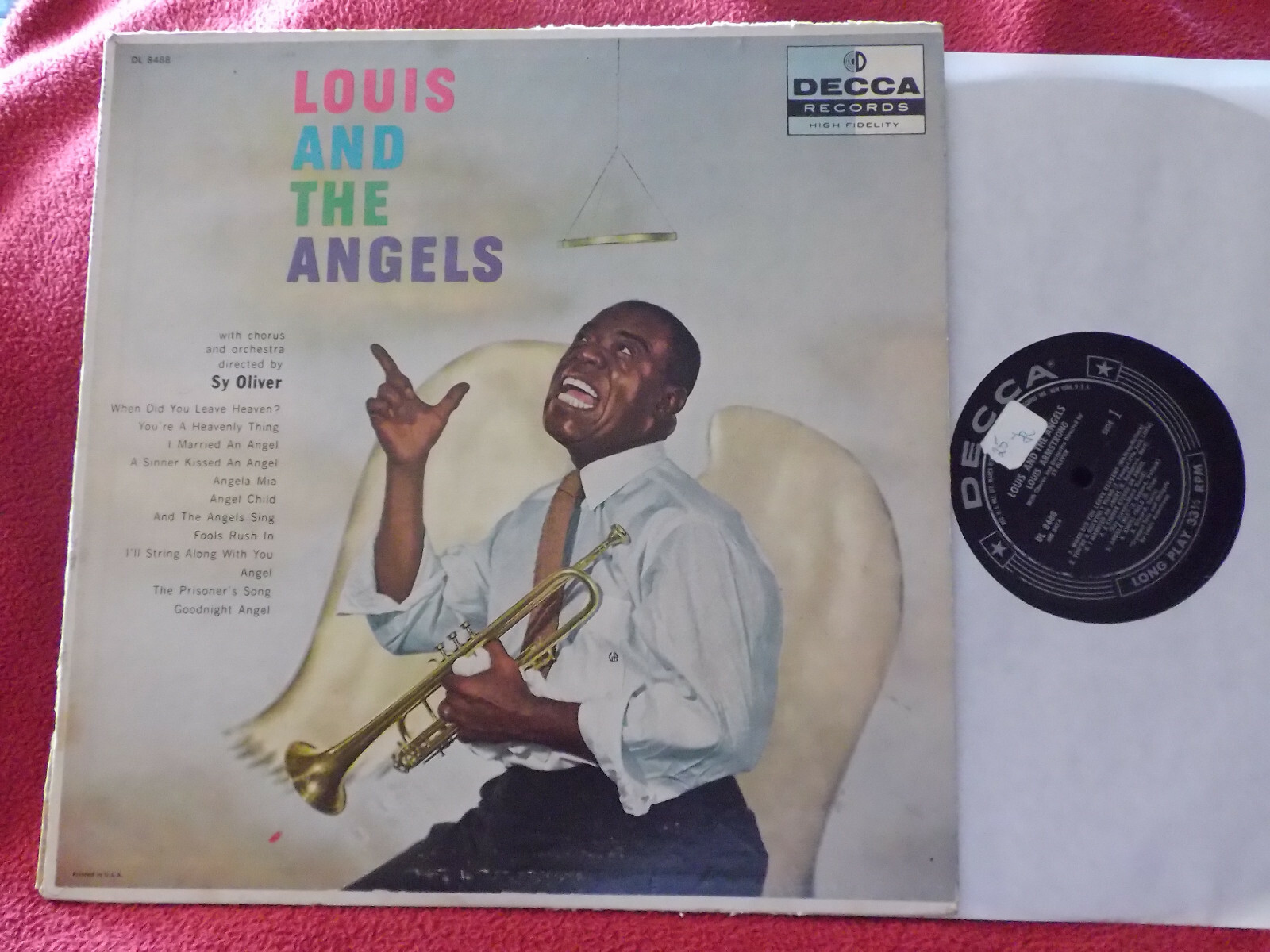 Louis Armstrong – Louis and the Angels (Decca LP, USA)