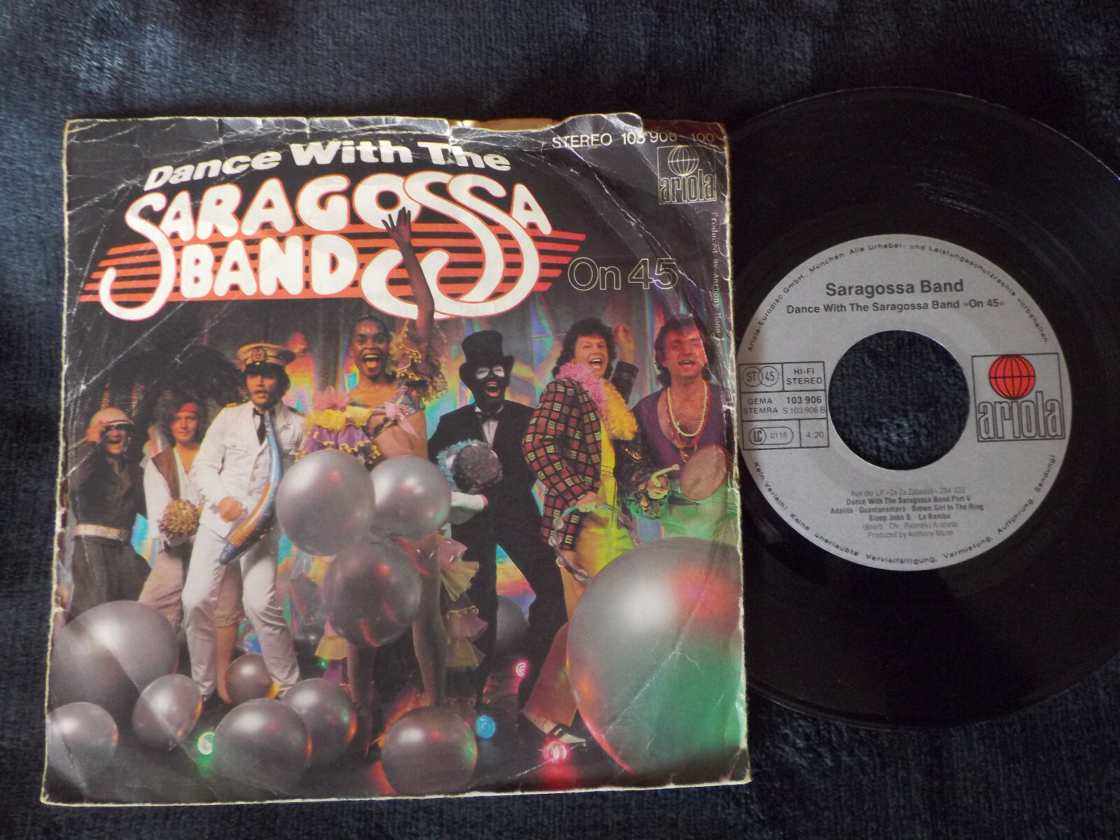 Saragossa Band – Dance with the Saragossa Band on 45 | Ariola, 1982