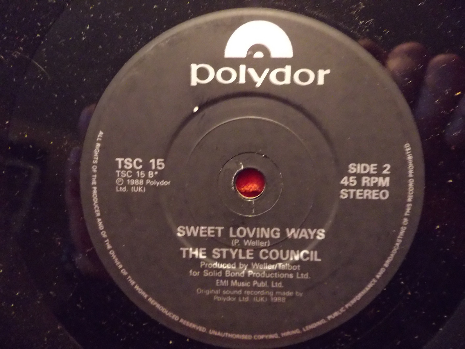 The Style Council – Life at a Top People’s Health Farm / Sweet Loving Ways · 7″-Single, Bild 2