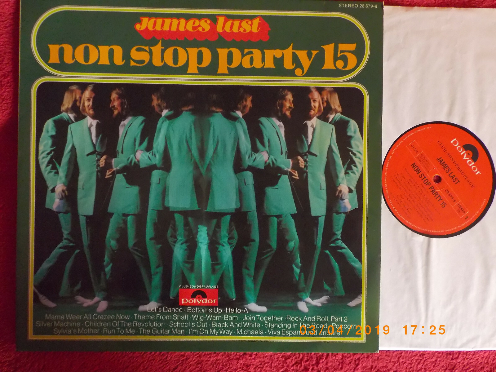James Last – Non stop Party 15 (Polydor Records Club-Sonderauflage, LP)