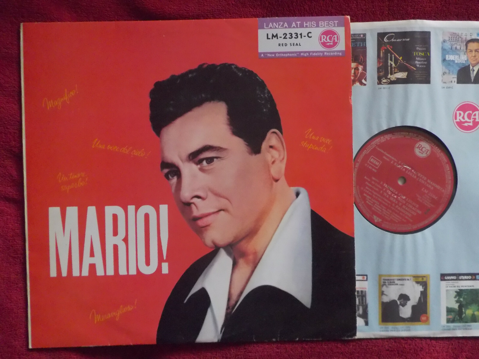 Mario Lanza – Mario | RCA Records, LP