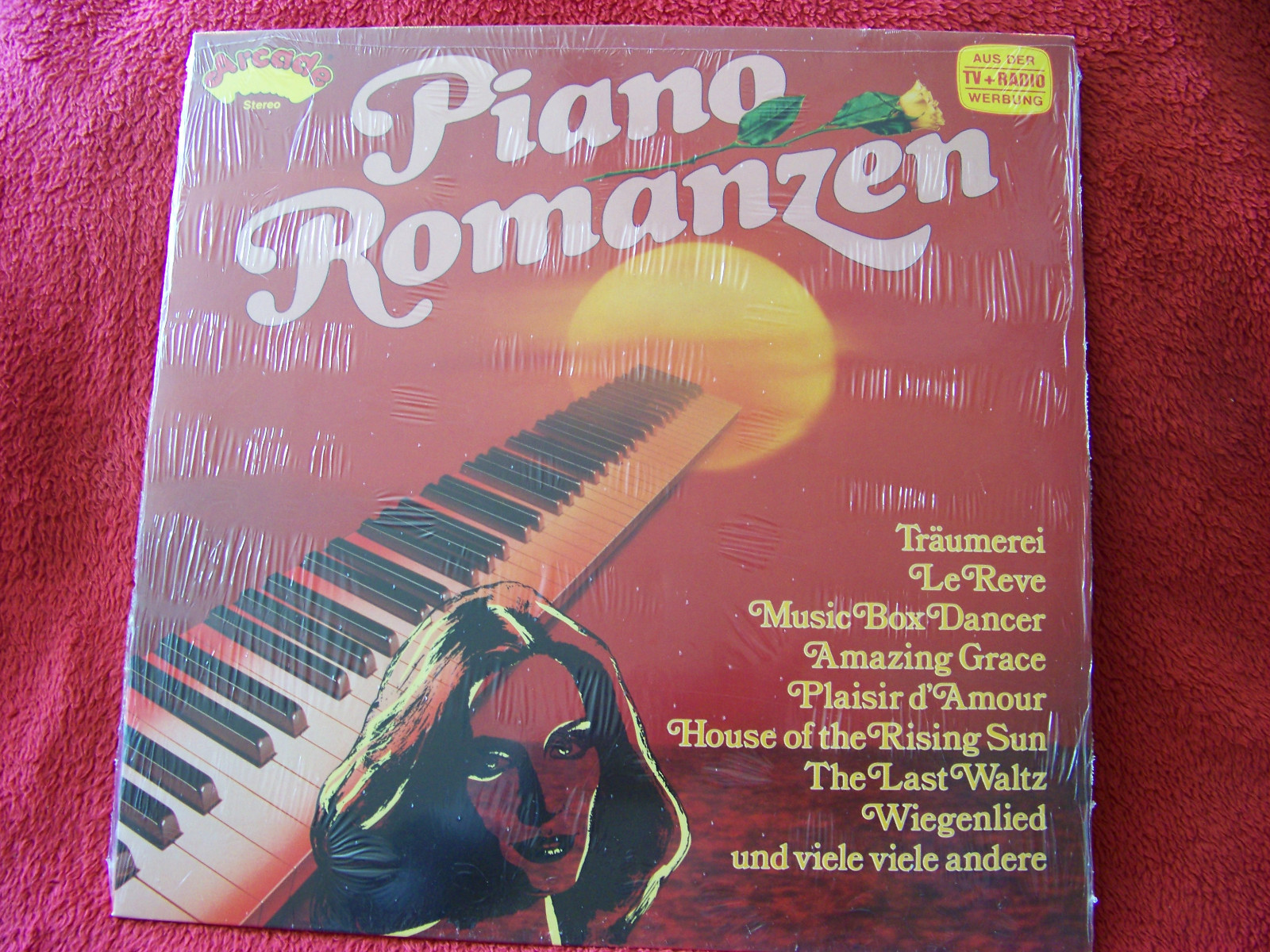 Francis Coppieters & Orchester Paul Biste – Piano Romanzen (Arcade Records, ADE G 77, LP)