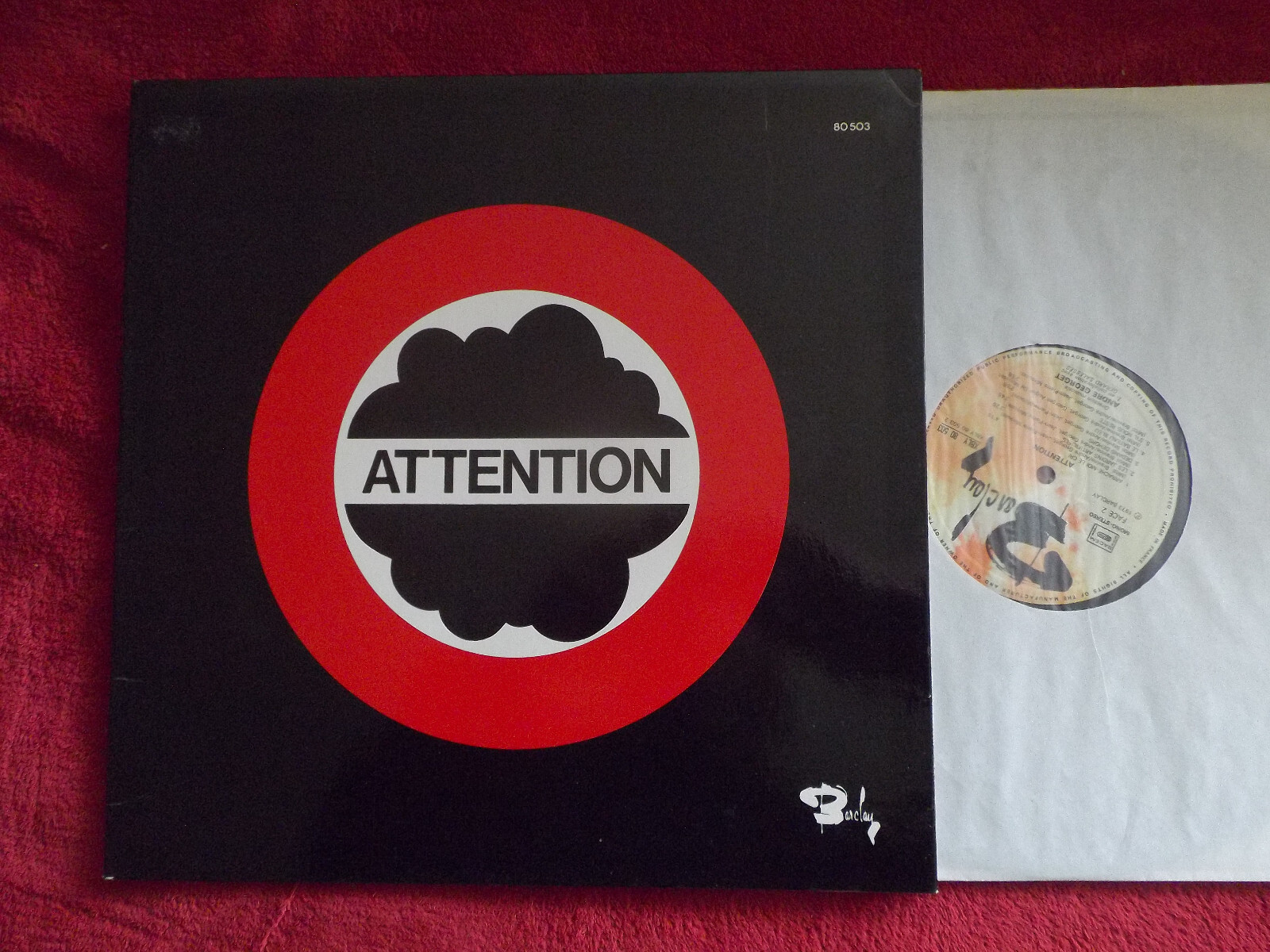 JP Mirouze, A. Georget, M Bravine – Attention | Barclay LP, Frankreich, 1973