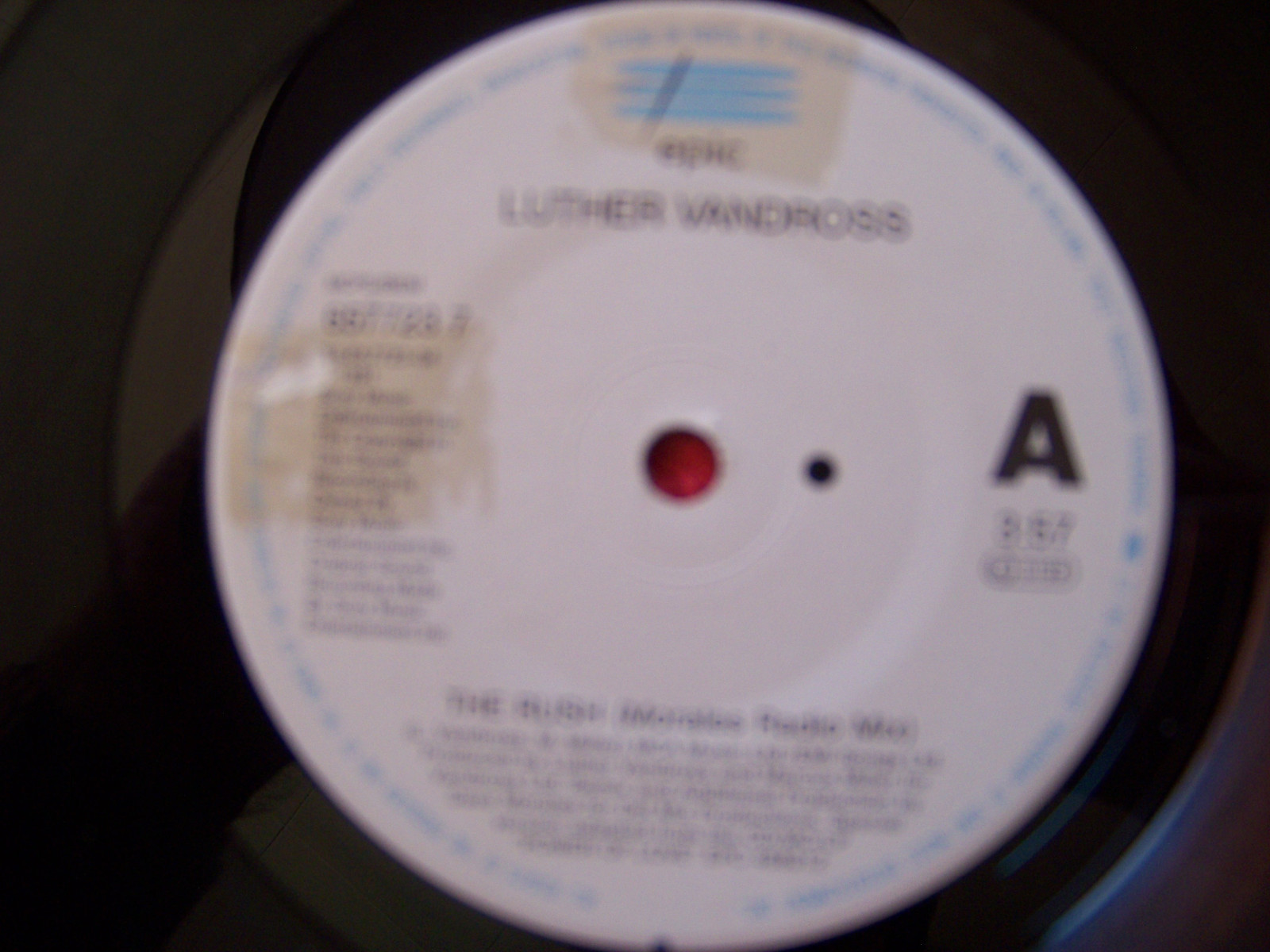 Luther Vandross – The Rush / The Rush (7-Inch-Single, Epic Records)