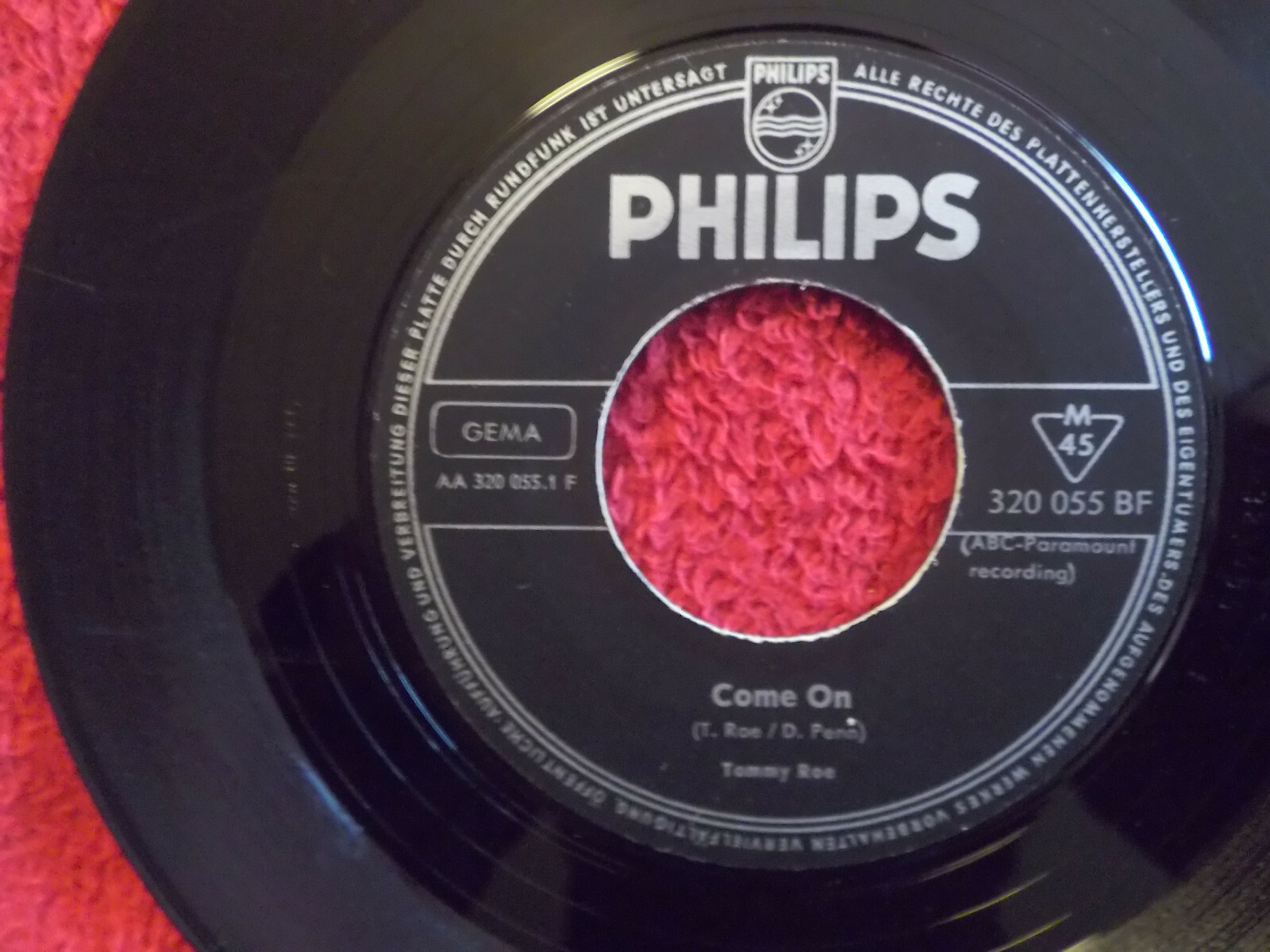 Tommy Roe – Come on / There will be better years (Philips Records, 7″-Single)