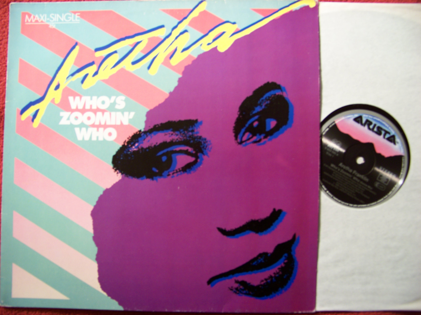 Aretha Franklin – Who’s Zoomin’ Who (Dance Mix) / Dub Mix + Radio Mix | Maxi-Single