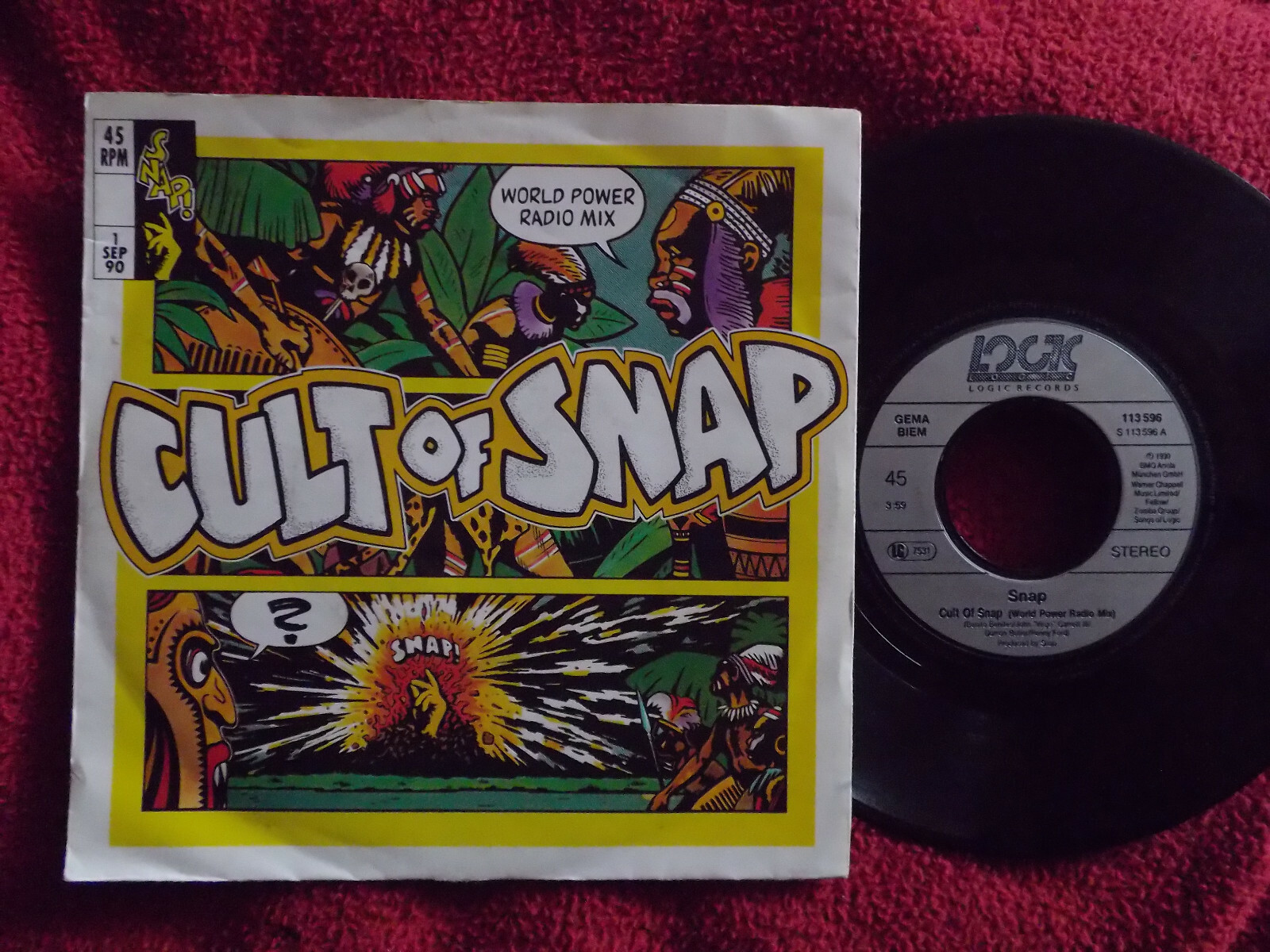 Snap – Cult of Snap / Blase blase – Logic Records 113 596, 1990