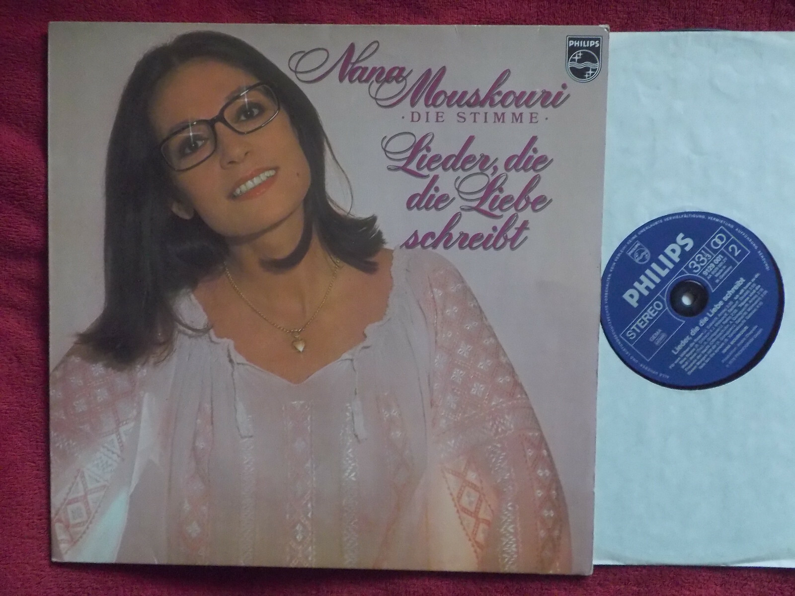 Nana Mouskouri – Lieder, die die Liebe schreibt | Philips LP, Deutschland, 1978