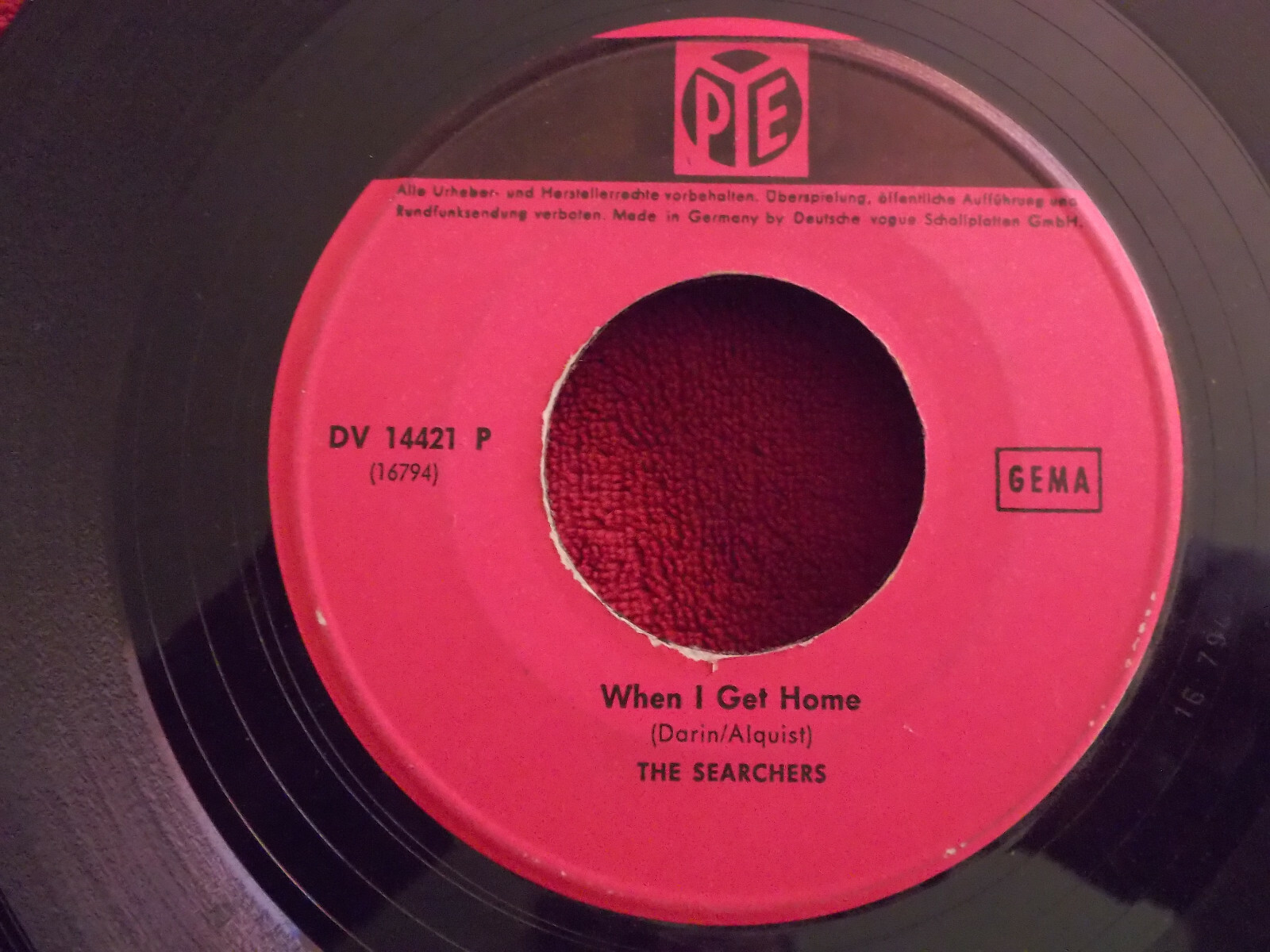 The Searchers – When I get home / I´m never coming back (Single)