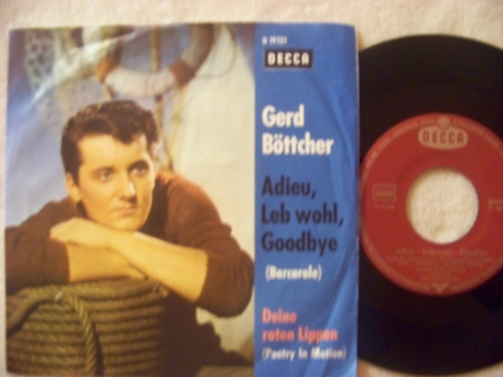 Gerd Böttcher – Adieu, Leb wohl, Goodbye / Deine roten Lippen (7″-Single)