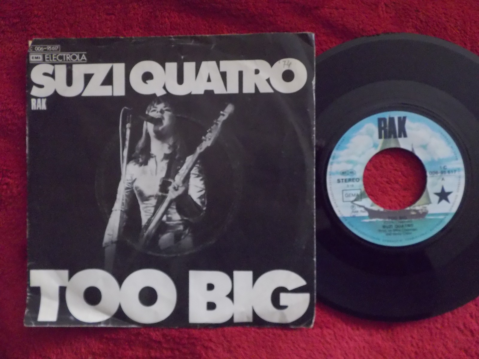 Suzi Quatro – Too big / I wanna be free (7″-Single, 1974)