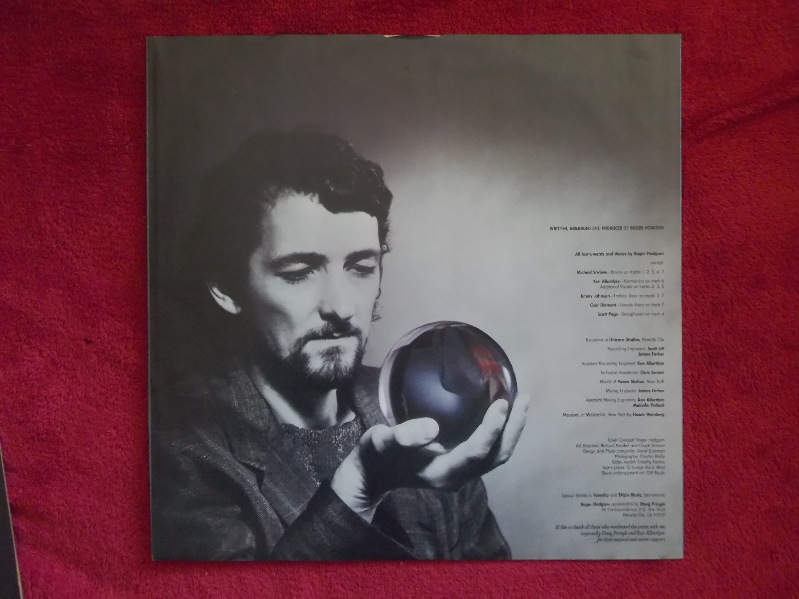 Roger Hodgson – In the Eye of the Storm (LP, A&M Records, AMLX 65004, 1984), Bild 4