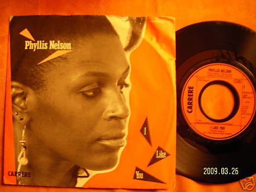 Phyllis Nelson – I like you / Reachin´ (Carrere, CAR 883 725-7)