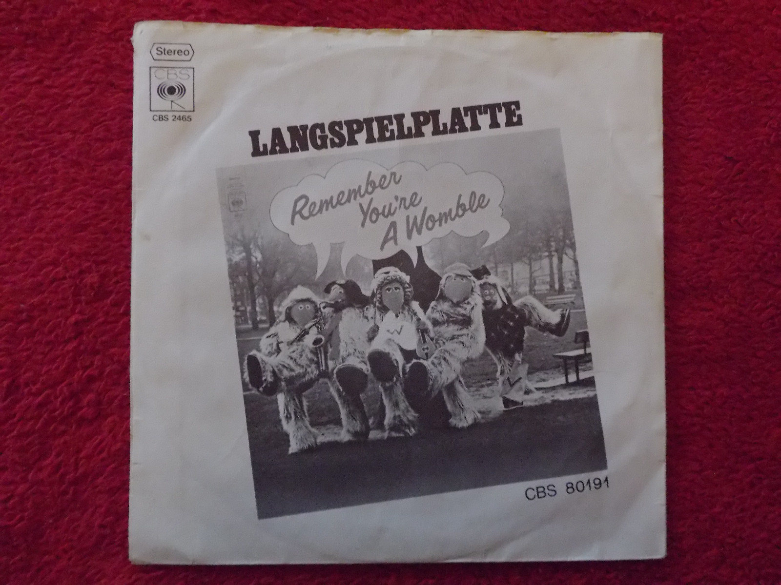 The Wombles – Banana Rock / The Womble Square Dance (CBS, 1974), Bild 2