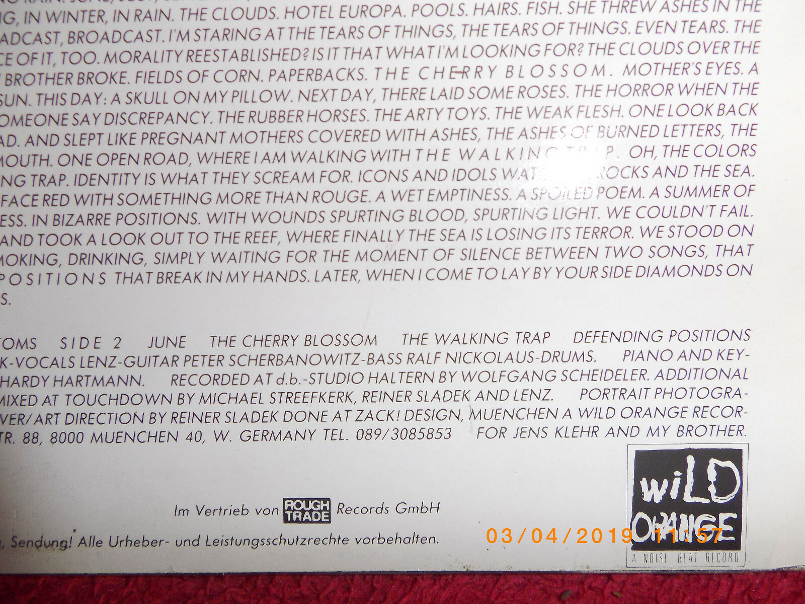 The Animal Crakers – St. Sebastian (LP), Bild 4