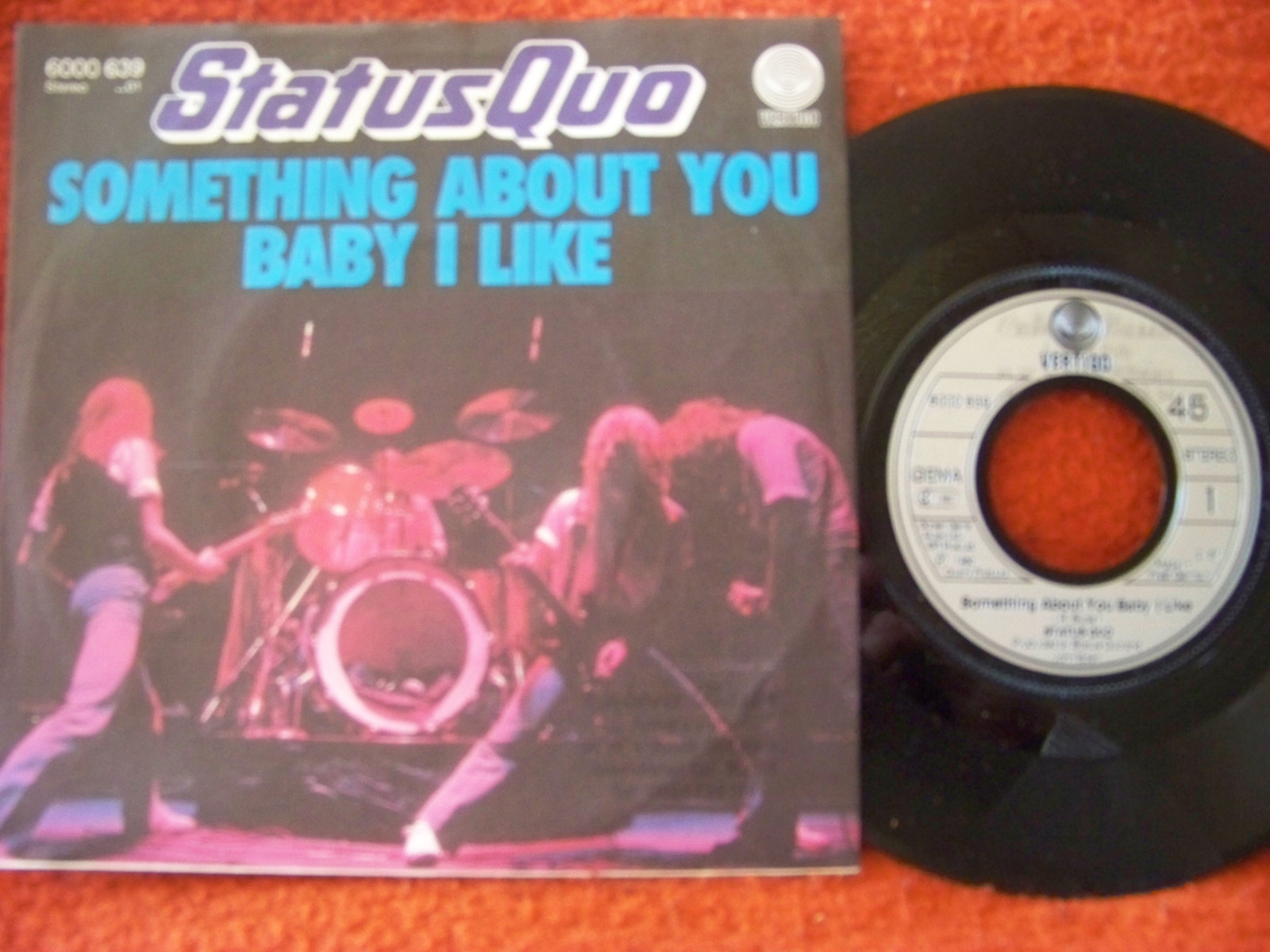 Status Quo – Something about you baby I like / Enough is enough – Single 7″ – Vertigo 6000 639