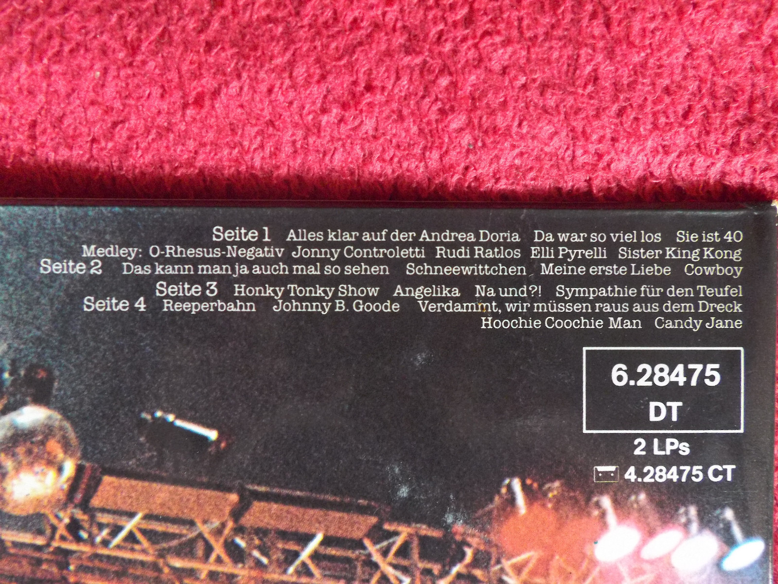 Udo Lindenberg – Livehaftig (Doppel-LP, Telefunken, 1979), Bild 5