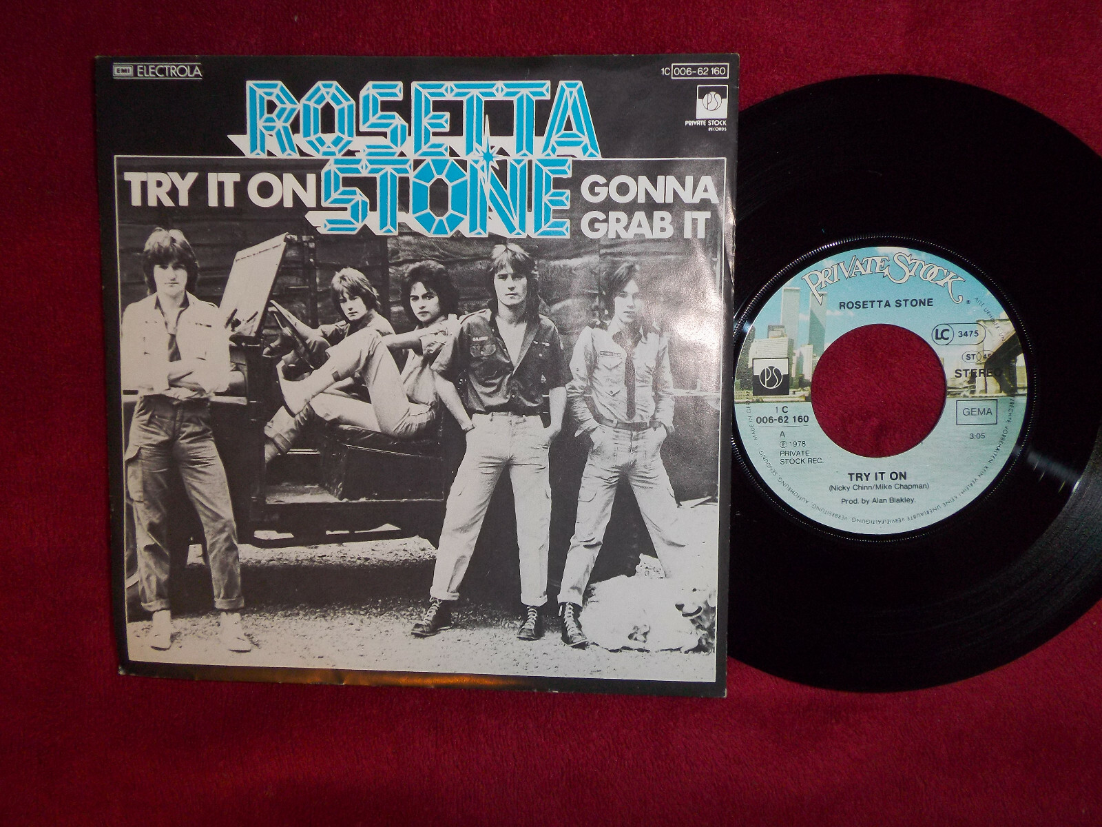 Rosetta Stone – Try it on / Gonna grab it (7-Inch-Single, 45 U/min)