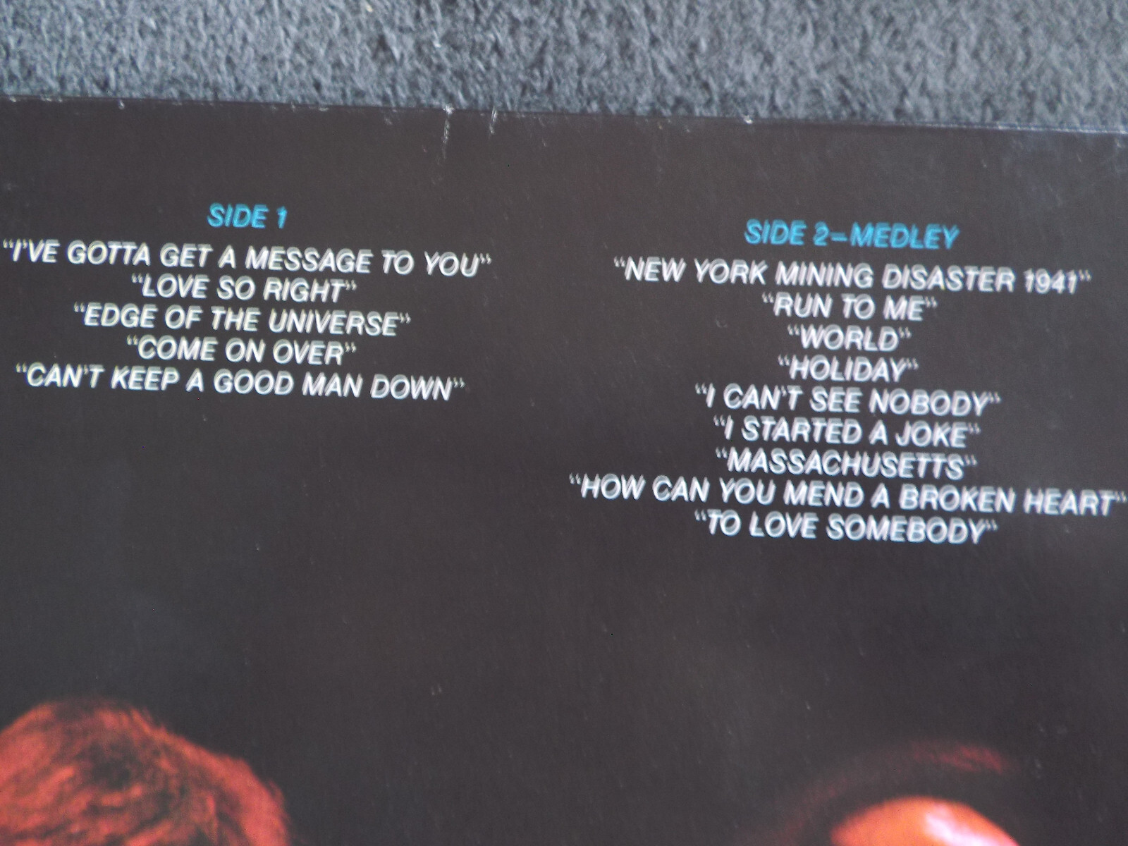 The Bee Gees – Here at last.... Bee Gees... live (Doppel-LP, 1976), Bild 4