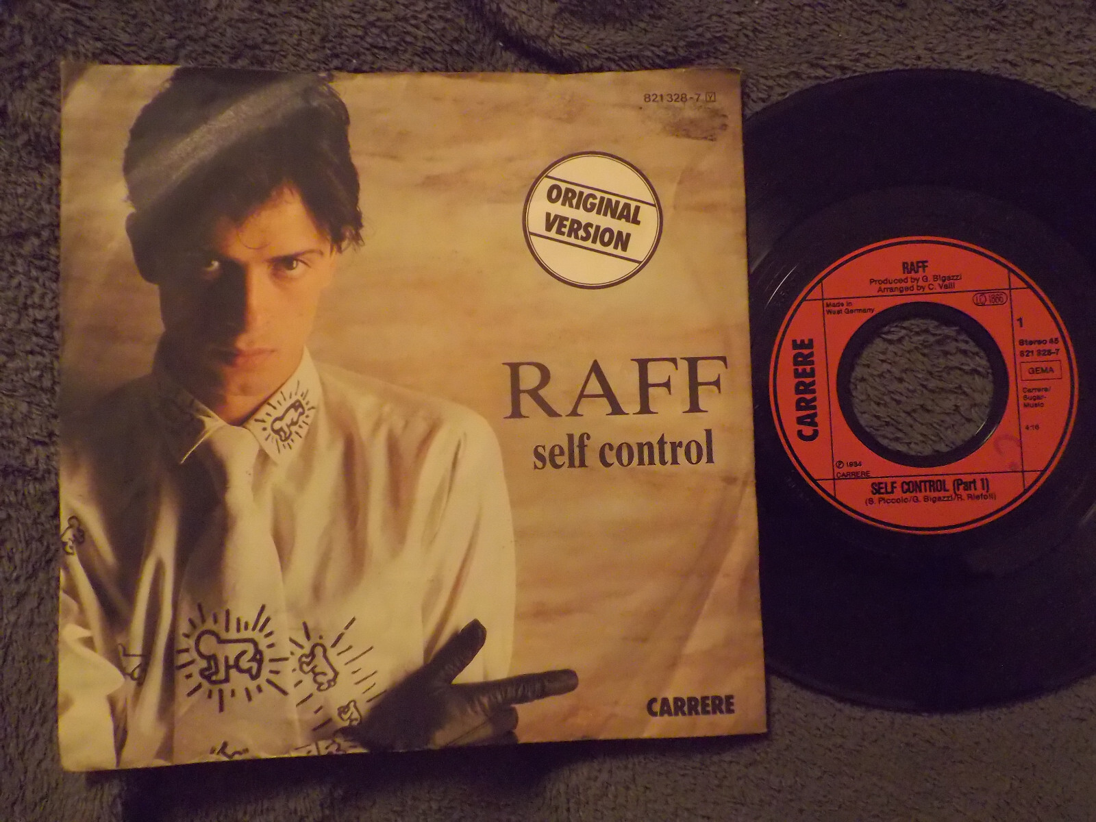 Raff – Self control / Self control ( Part II ) – Carrere Records 821 328-7 (1984)