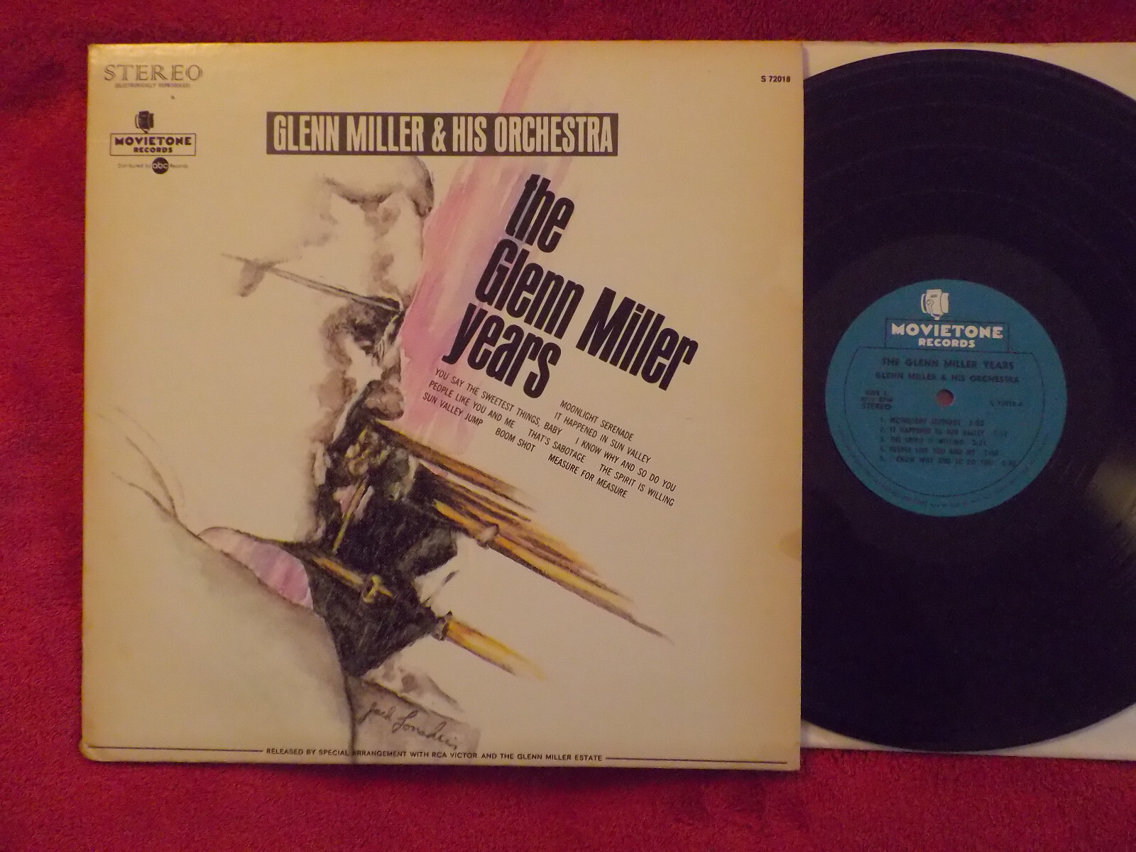 Glenn Miller & His Orchestra – The Glenn Miller Years (Movietone Records, US-LP)