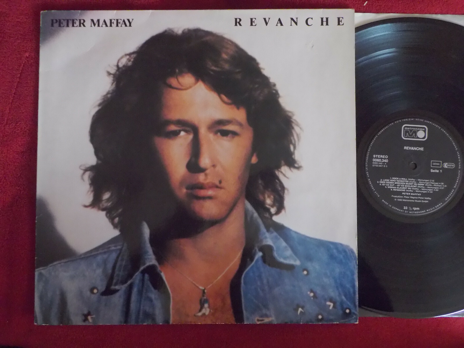 Peter Maffay – Revanche (LP, Metronome Records, 1980)