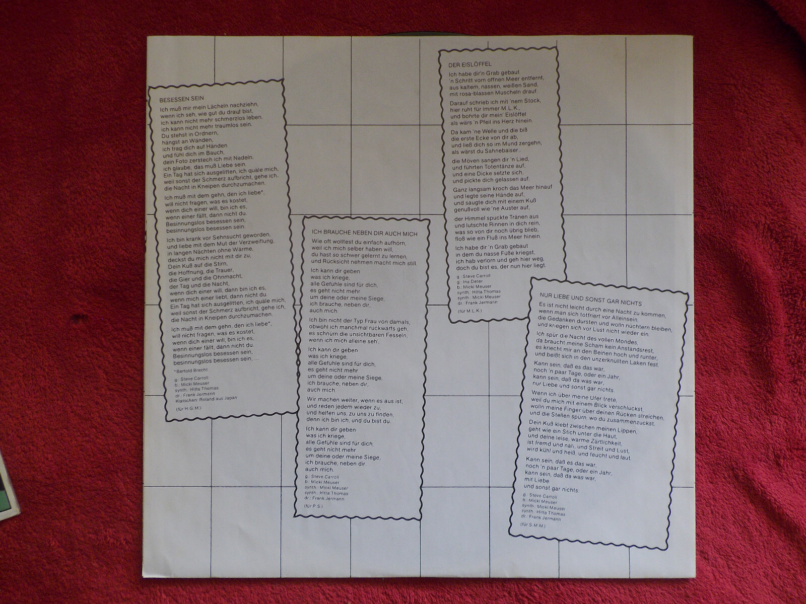 Ina Deter Band – Neue Männer braucht das Land | Fontana LP, 1982, Bild 3