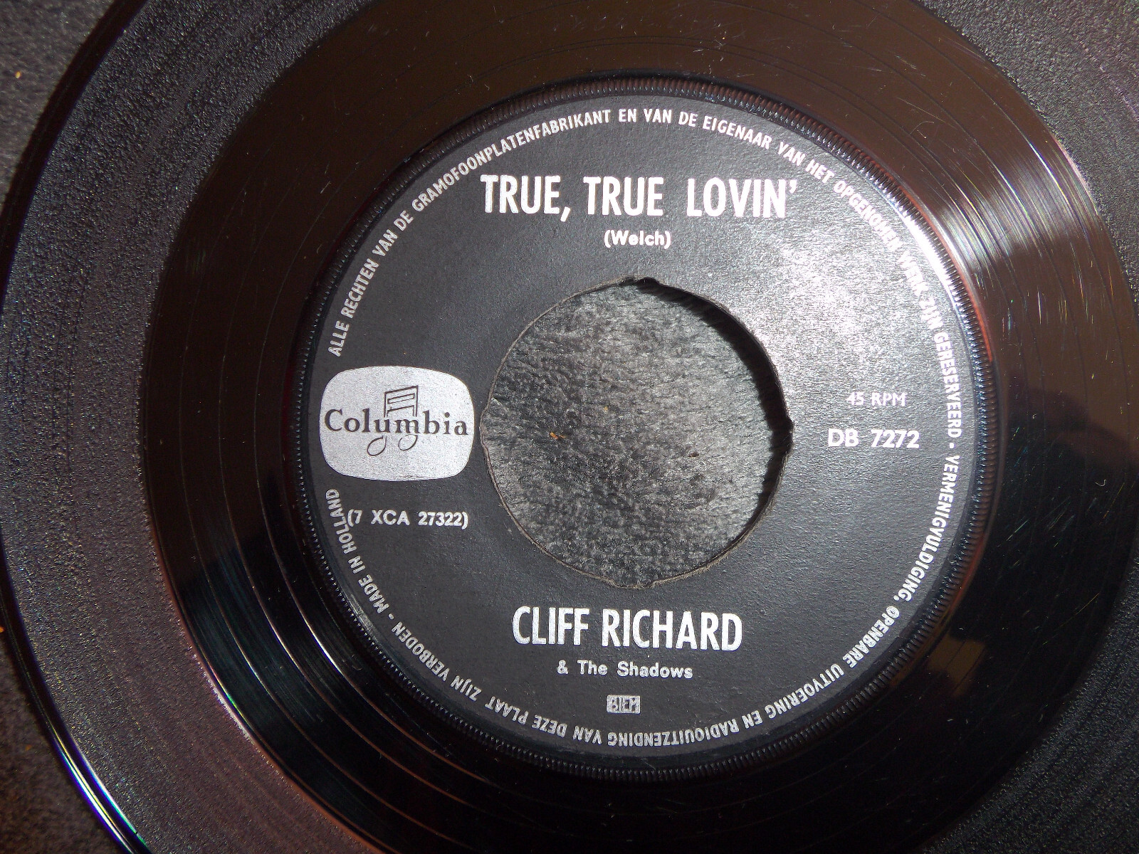 Cliff Richard – True true lovin´ / Constantly | Columbia Records, DB 7272, Niederlande, 1964