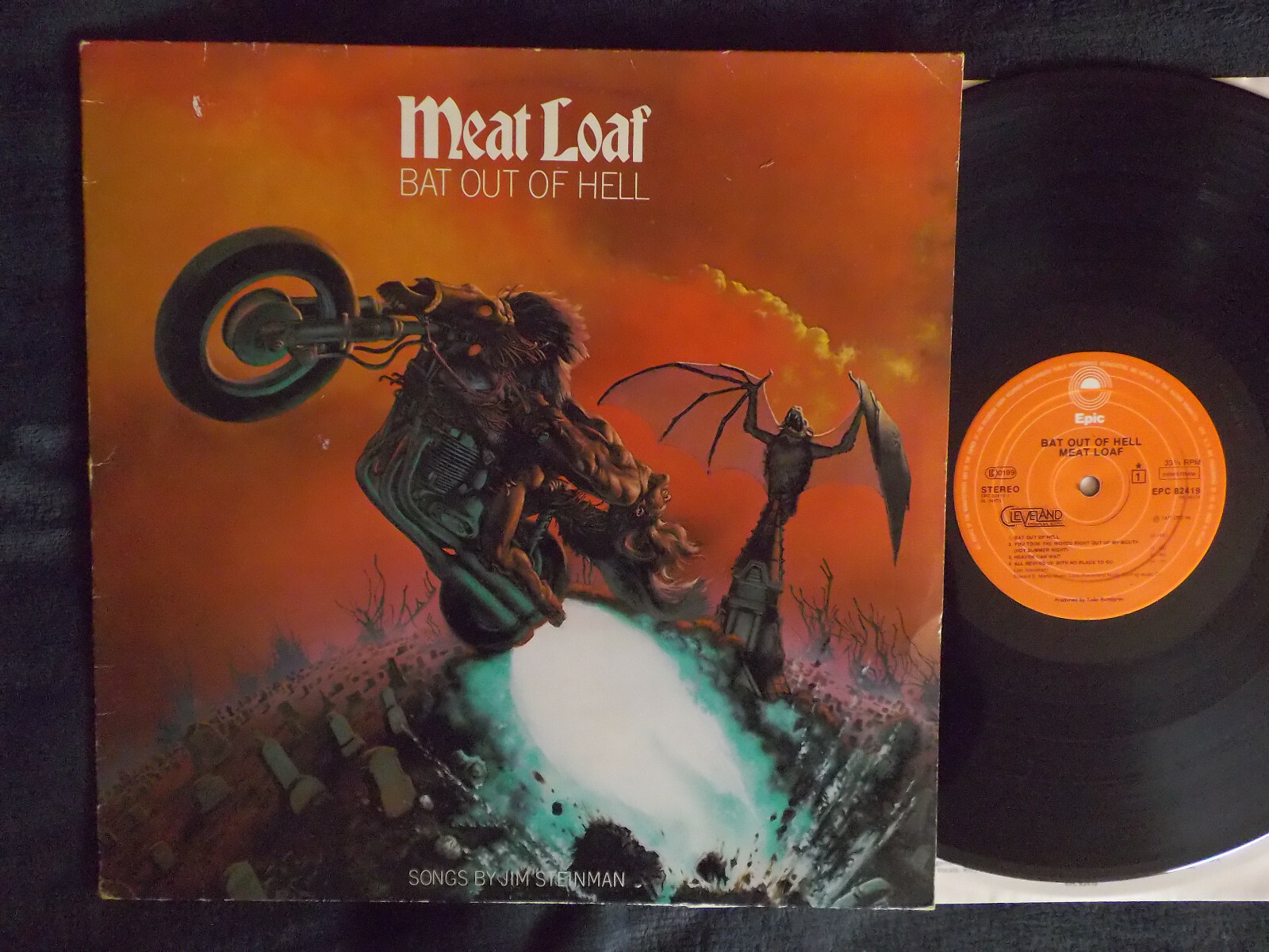 Meat Loaf – Bat out of hell (LP, Epic / Cleveland, 1977)