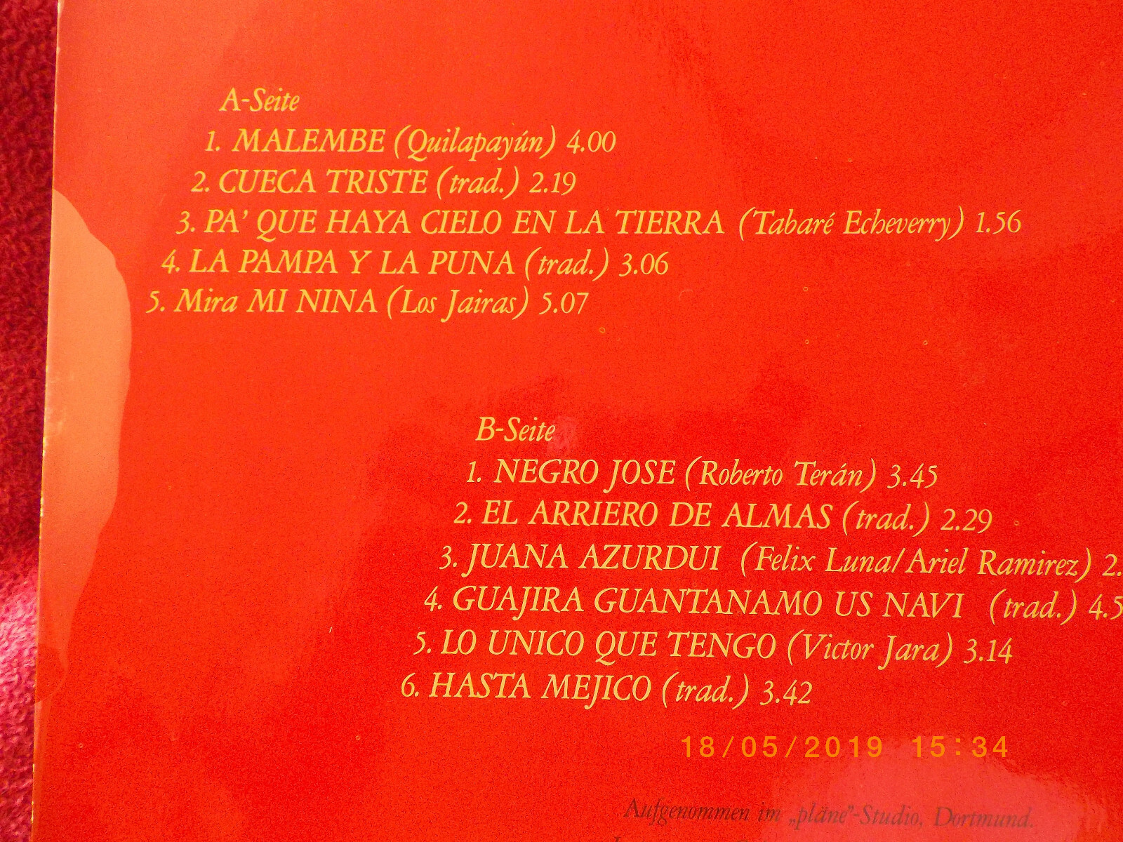 Liberacion Americana – Liberacion Americana, LP, Pläne Records, 1978, Bild 3