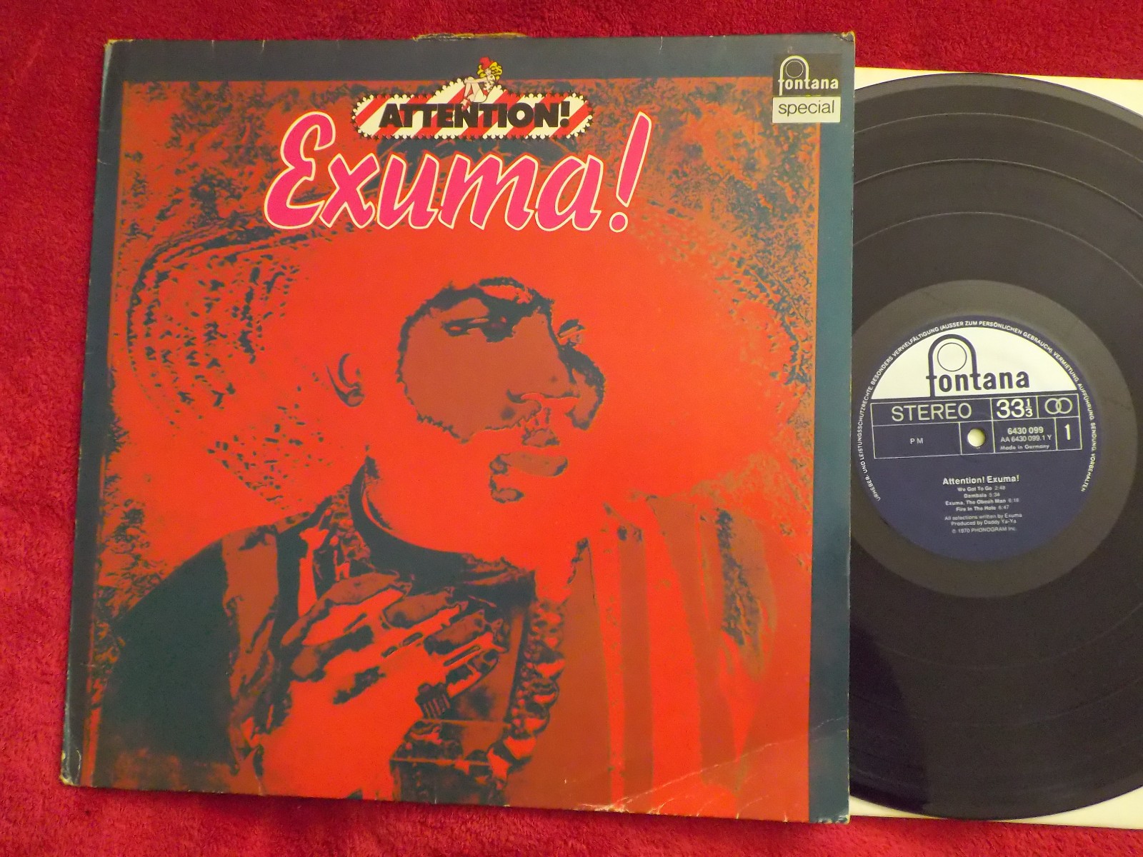 Exuma – Attention! Exuma! | Fontana LP, 1970