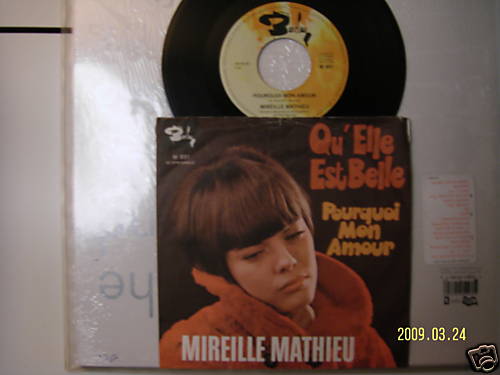 Mireille Mathieu – Qu´elle est belle / Pourquoi mon amour | Barclay 45 U/min