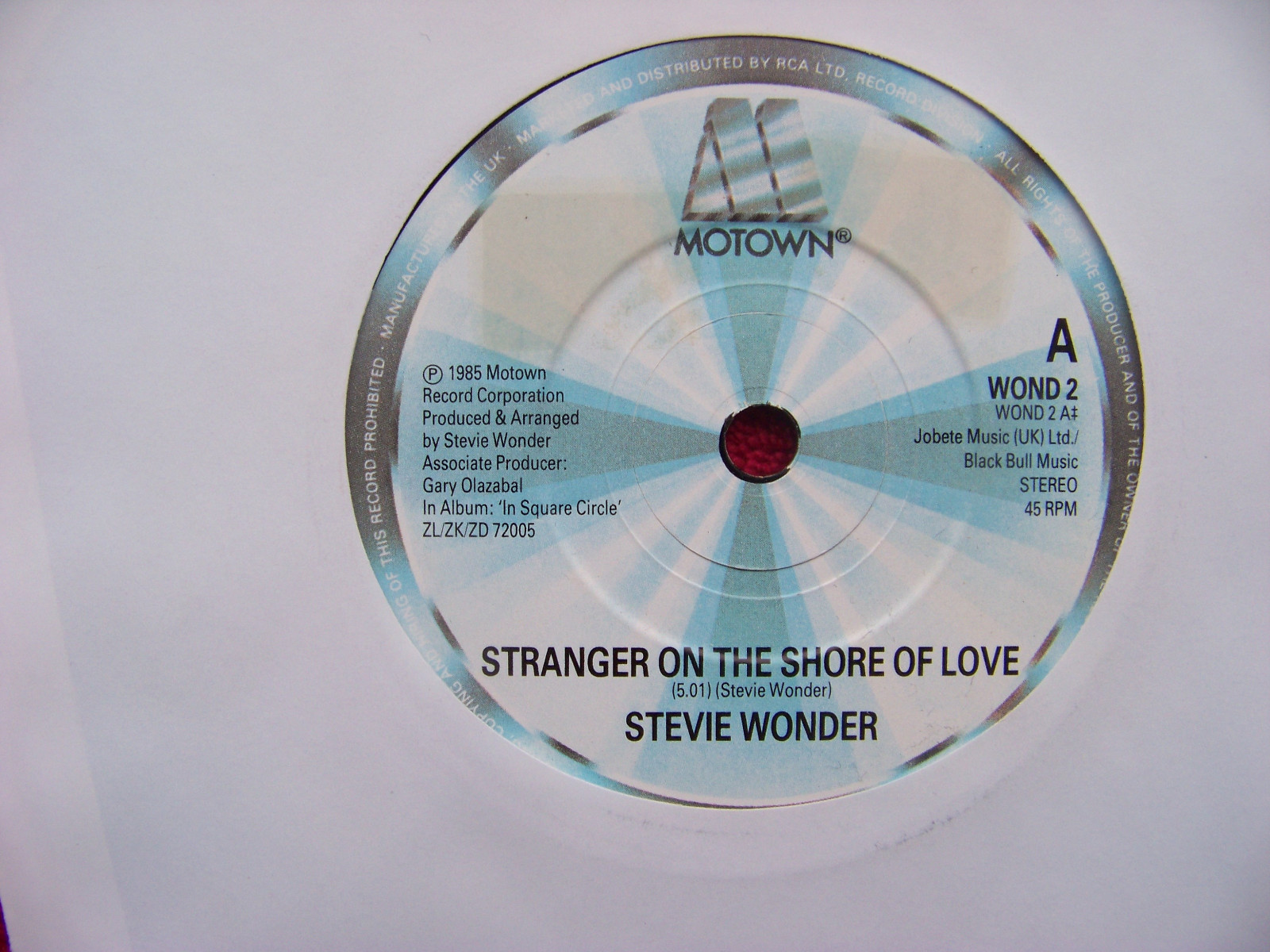 Stevie Wonder – Strangers on the Shore of Love / Did I Hear You Say You Love Me | Motown, 1980