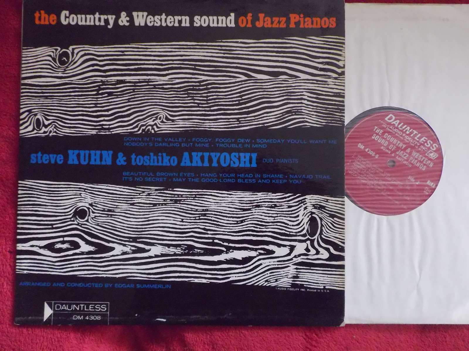 Steve Kuhn & Toshiko Akiyoshi – The Country & Western Sound of Jazz Pianos (LP, Dauntless Records, DM 4308, USA, 1963)