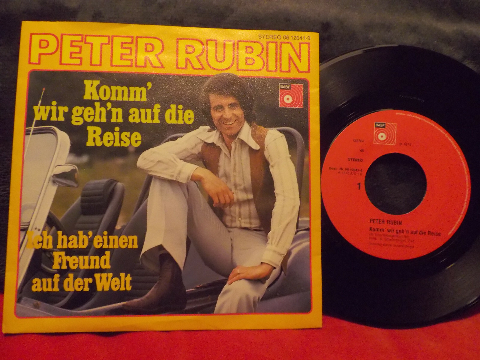 Peter Rubin – Komm´ wir geh´n auf die Reise / Ich hab´ einen Freund auf der Welt (Single)